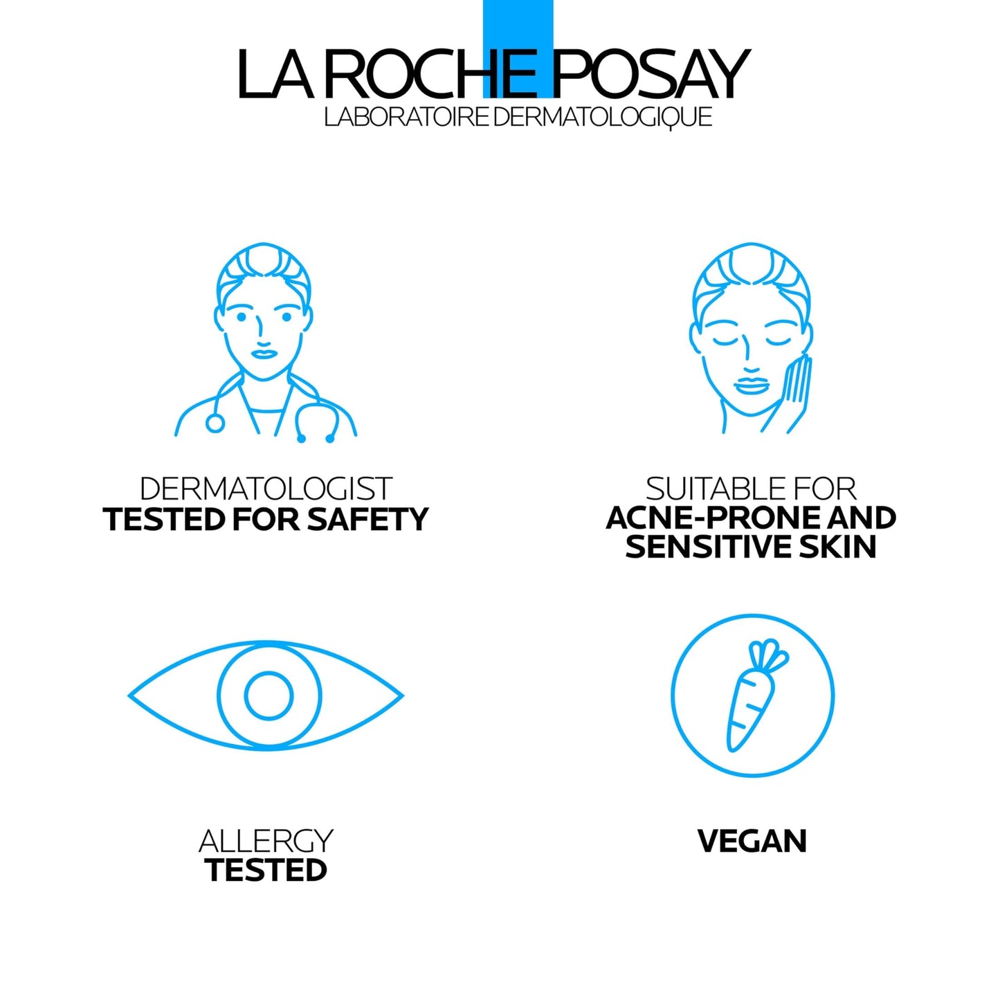 La Roche-Posay Effaclar Multi-Target Blemish Patches, Hydrocolloid Pimple Patches For Face Shields, Targets & Absorbs, Suitable Under Makeup, 22 Patches, 12 Small Size & 10 Medium Size - Medaid International