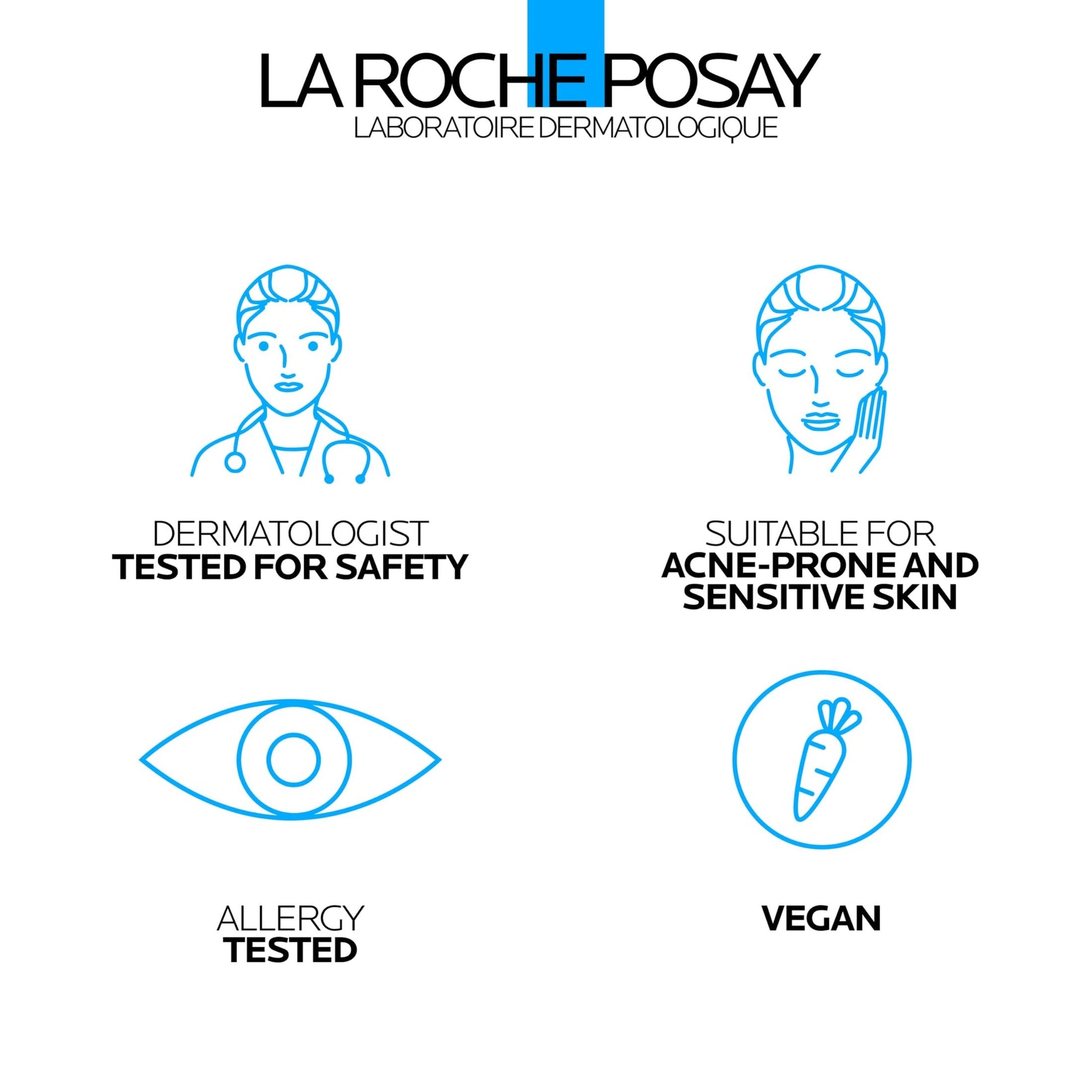 La Roche-Posay Effaclar Multi-Target Blemish Patches, Hydrocolloid Pimple Patches For Face Shields, Targets & Absorbs, Suitable Under Makeup, 22 Patches, 12 Small Size & 10 Medium Size - Medaid International