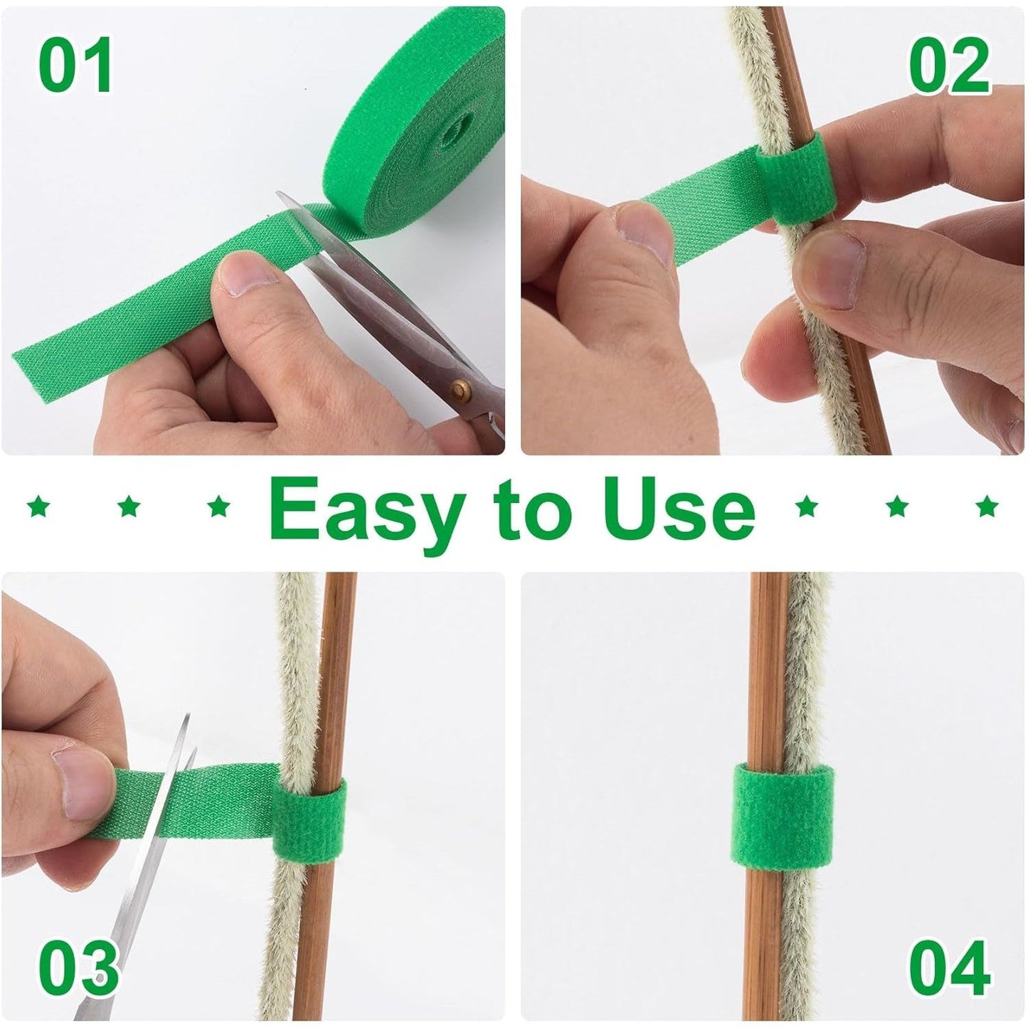 Hook & Loop Tape Set (Pack of 6 Colors)