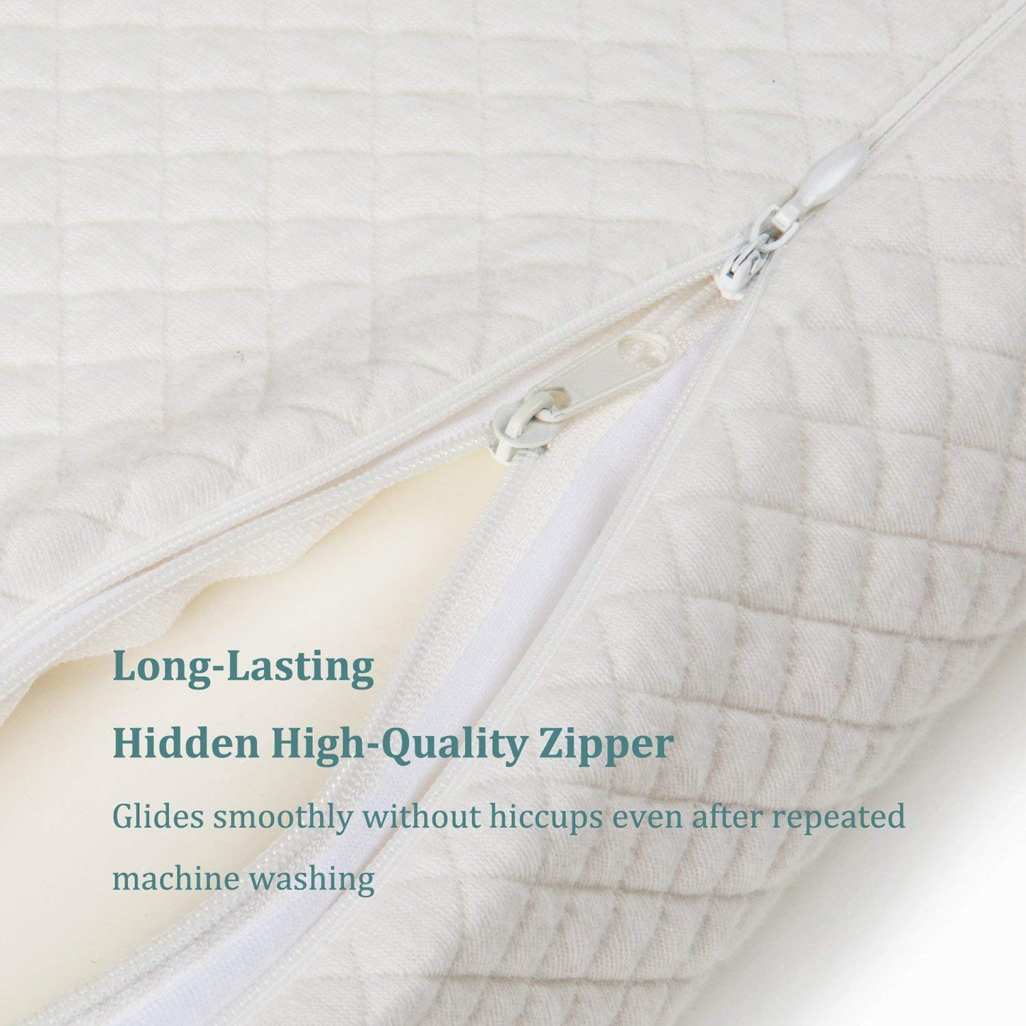 EPABO Contour Memory Foam Pillow Orthopedic Sleeping Pillows, Ergonomic Cervical Pillow for Neck Pain - for Side Sleepers, Back and Stomach Sleepers, Free Pillowcase Included (Firm & Queen) - Medaid International
