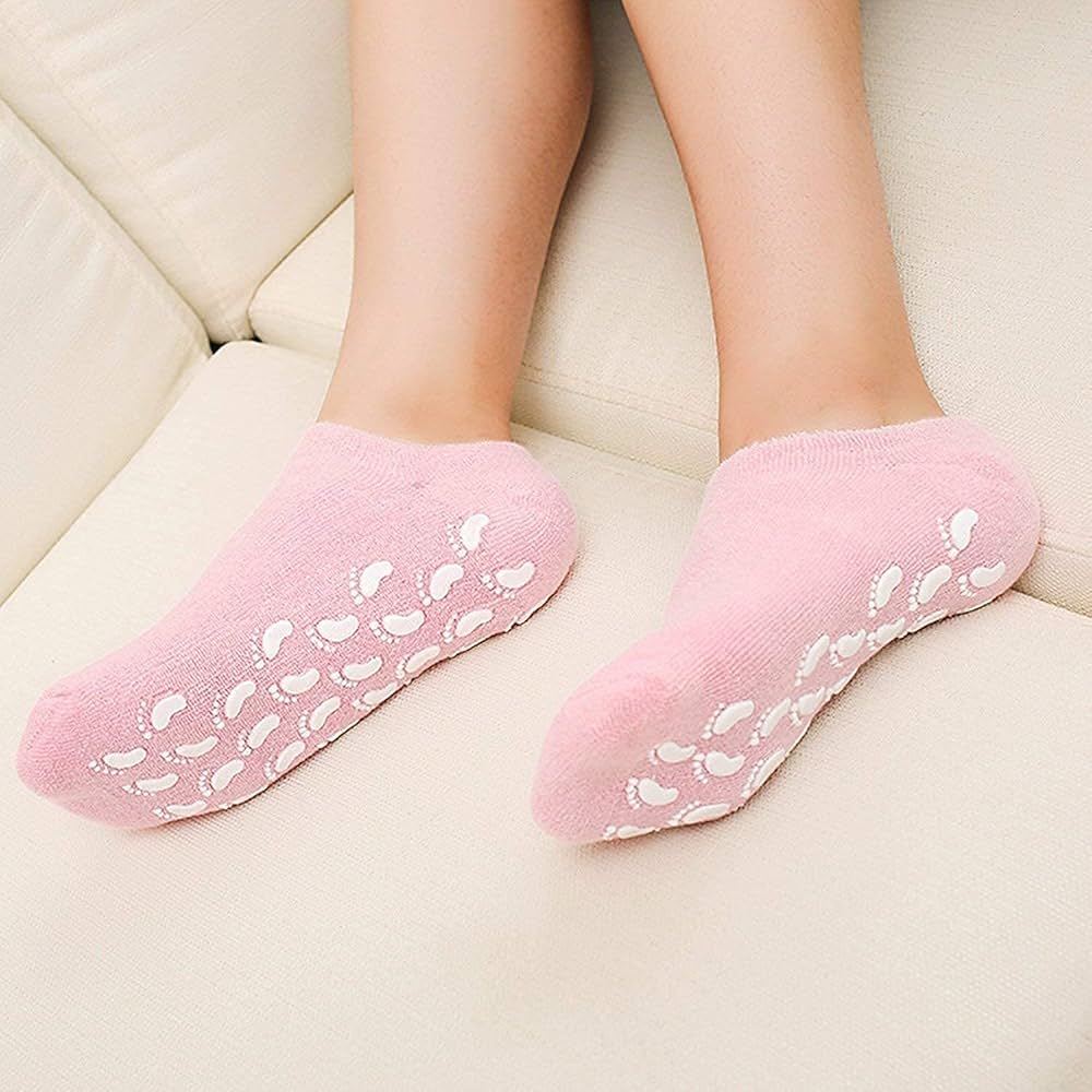 Moisturizing Silicone Gel Socks | 2 Pieces جوارب سيليكون مرطبة | 2 قطعة
