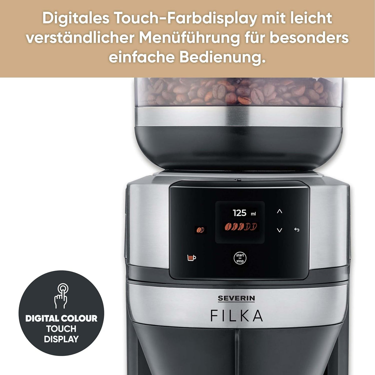SEVERIN Filka Fully Automatic Coffee Machine