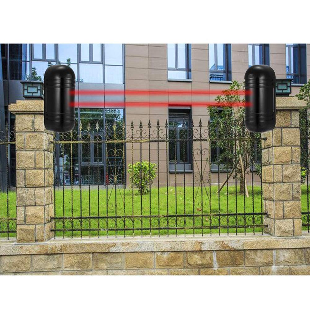 Dahszhi Dual Laser Detector Alarm Beam Sensor Indoor 300m Outdoor 60m Infrared Detector 6.7"x3.1" - Medaid International
