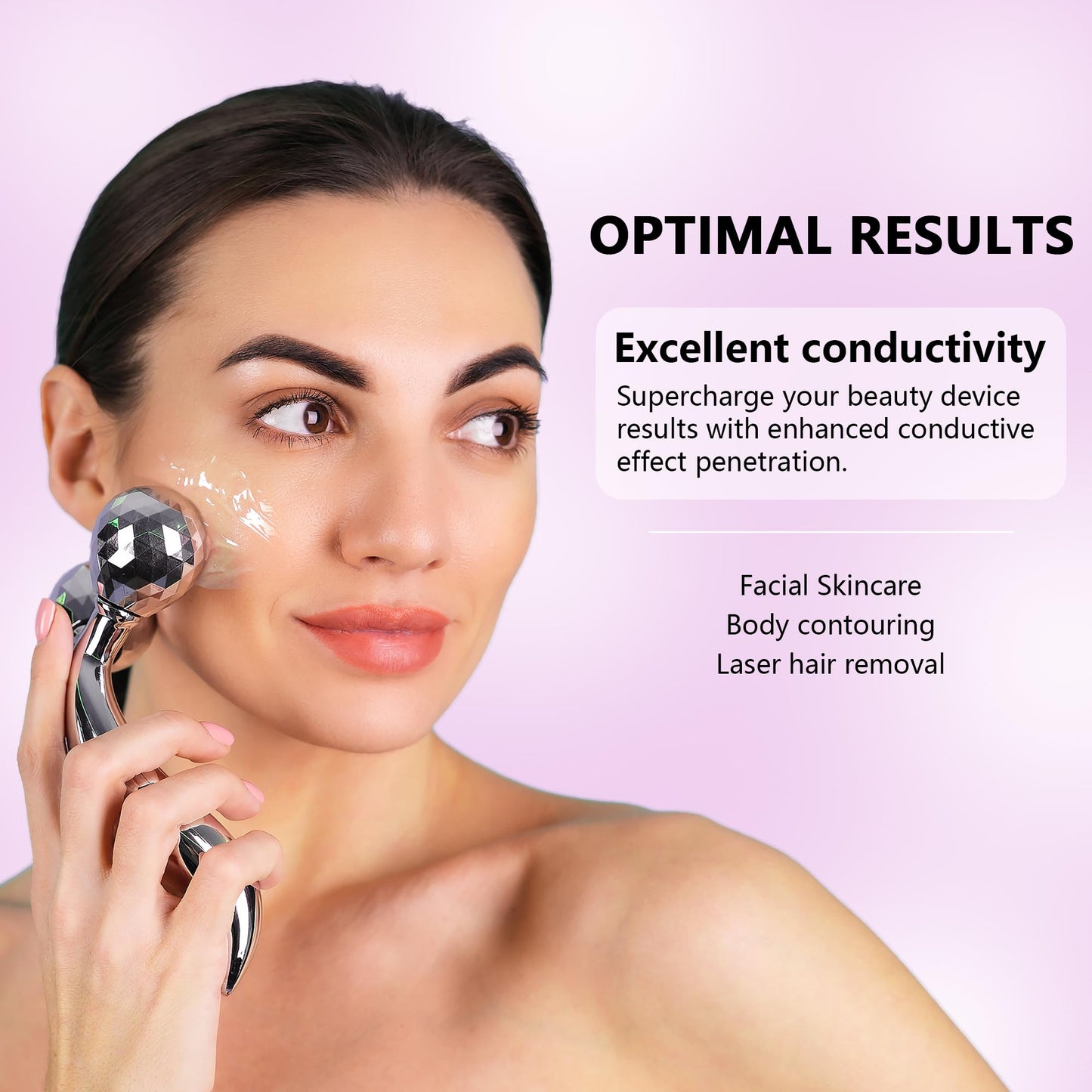 YMEYFAN 2.5L Large Conductive Gel for Microcurrent Facial Device, Radio Frequency Laser Hair Removal Cooling Gel, Sulfate & Phthalate-Free, Sodium Hyaluronate, Ceramide AP for Skin Soothing Hydrating - Medaid International