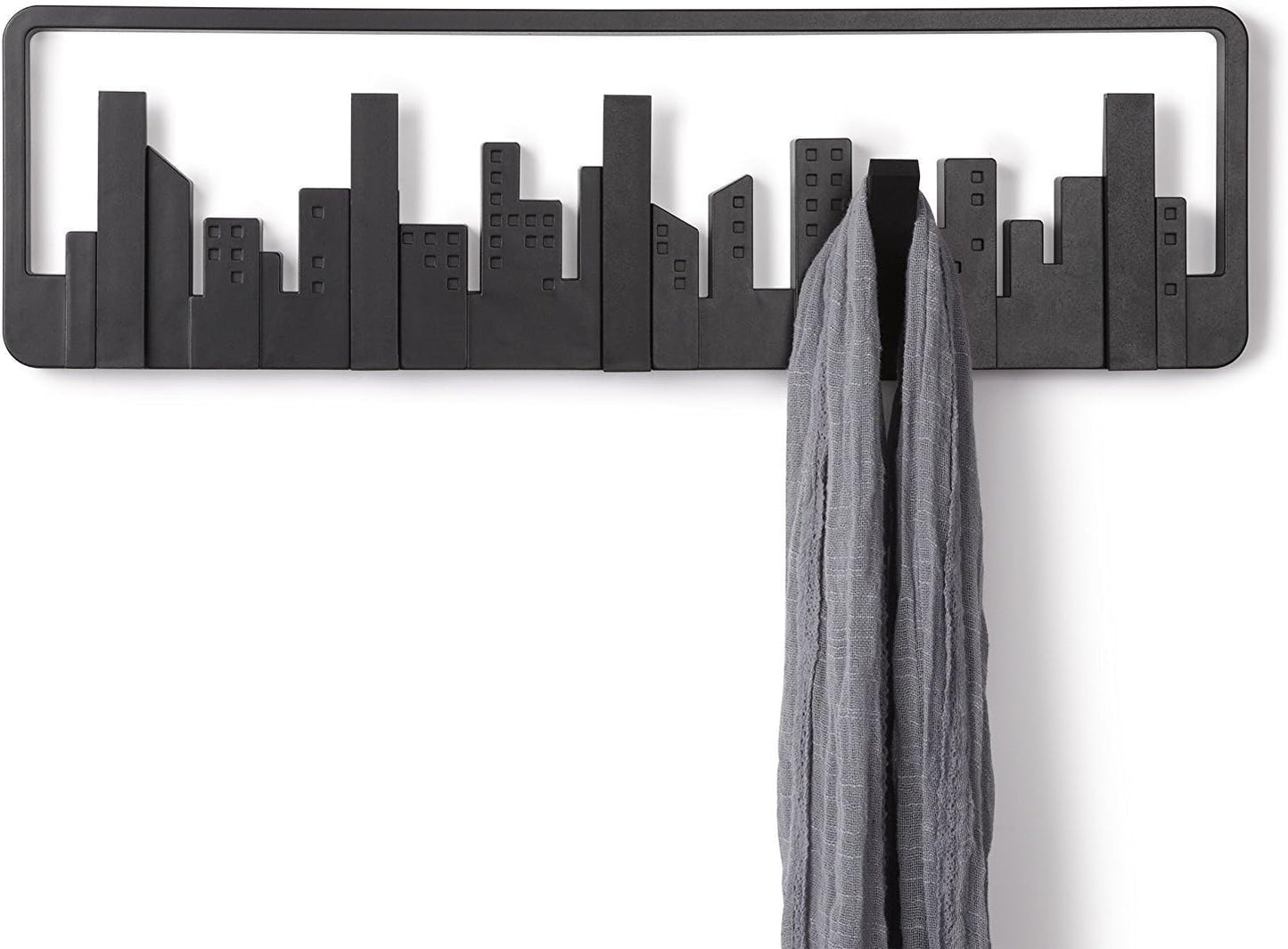 Wall-Mounted Coat Rack with Hooks