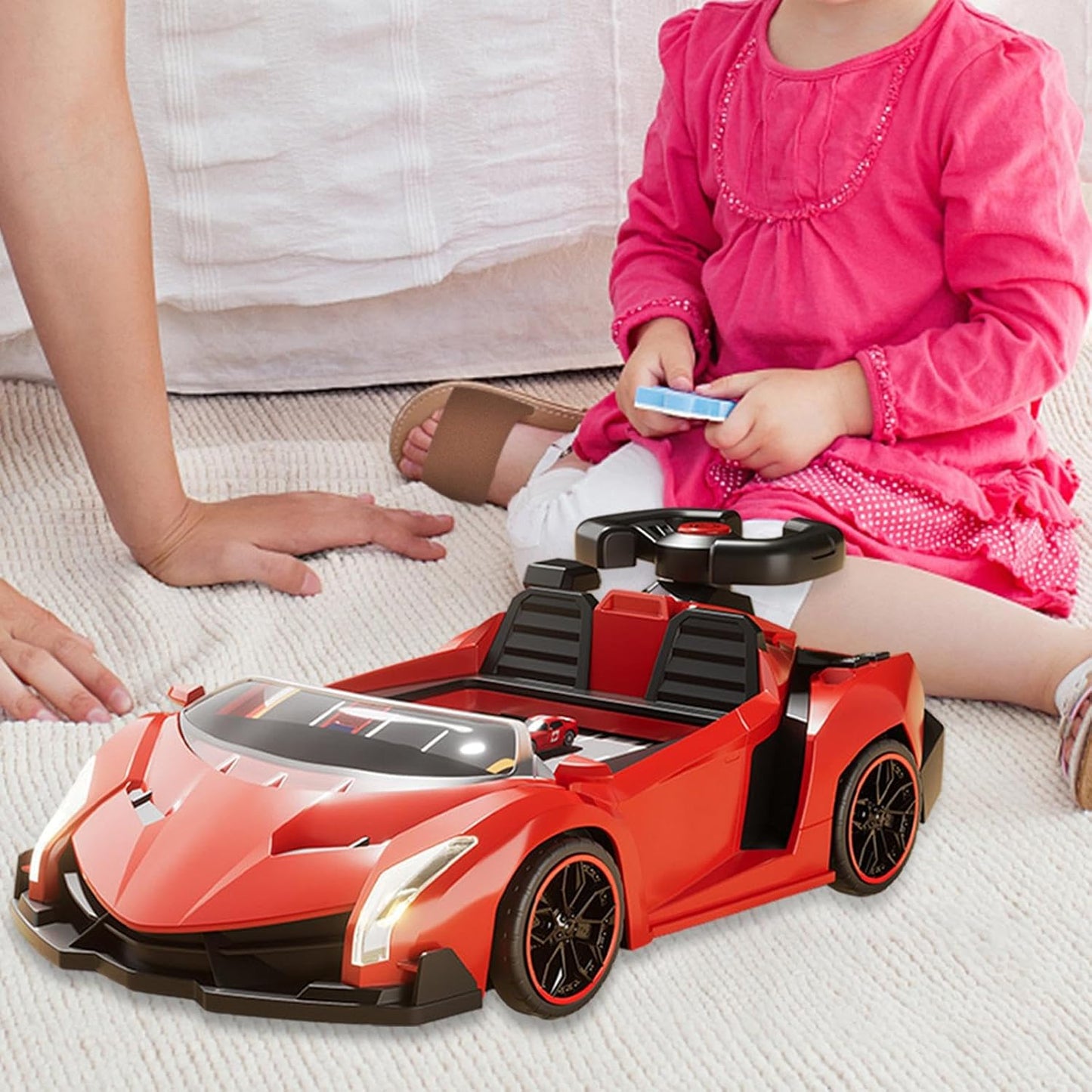 Driving Simulator 2025 - Interactive Steering Wheel Toy for Kids Ages 3+