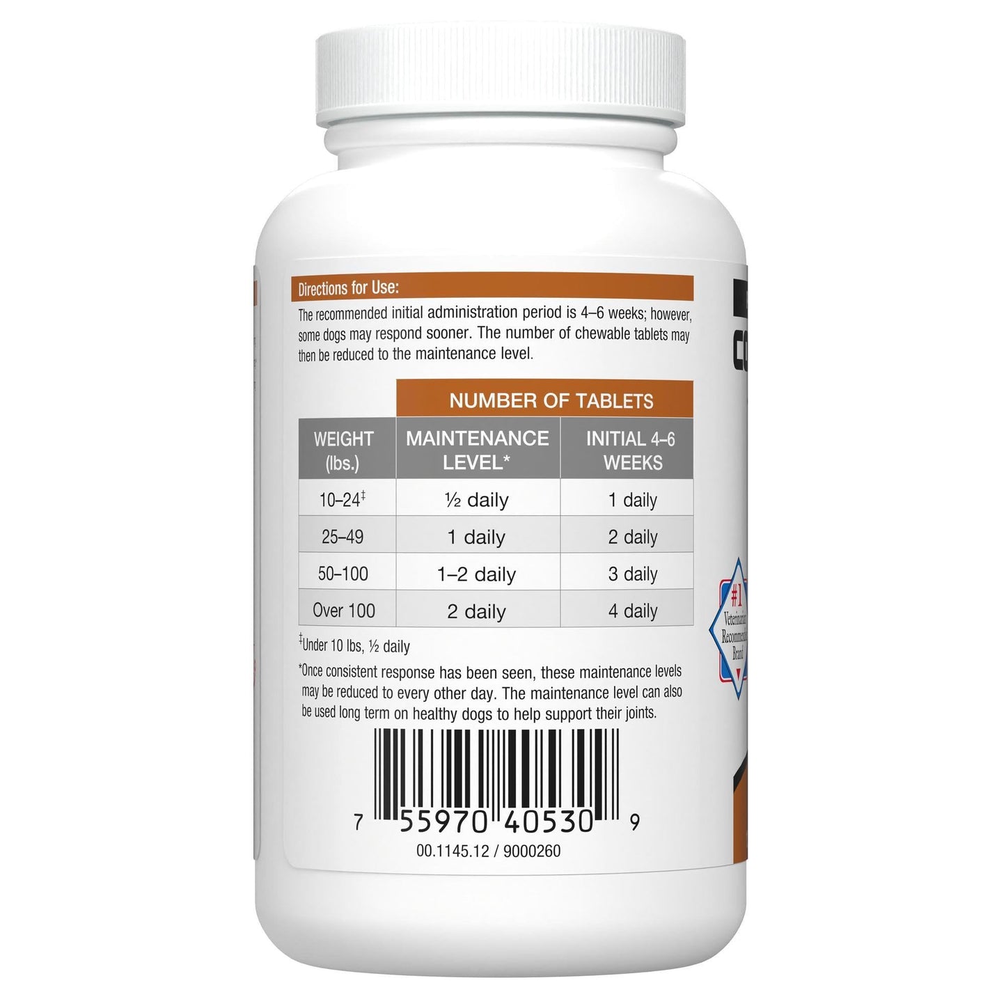 Nutramax Cosequin for Dogs Joint Health Supplement, Contains Glucosamine for Dogs, Plus Chondroitin, Supports Healthy Joints, Chewable Tablets, 132 Count