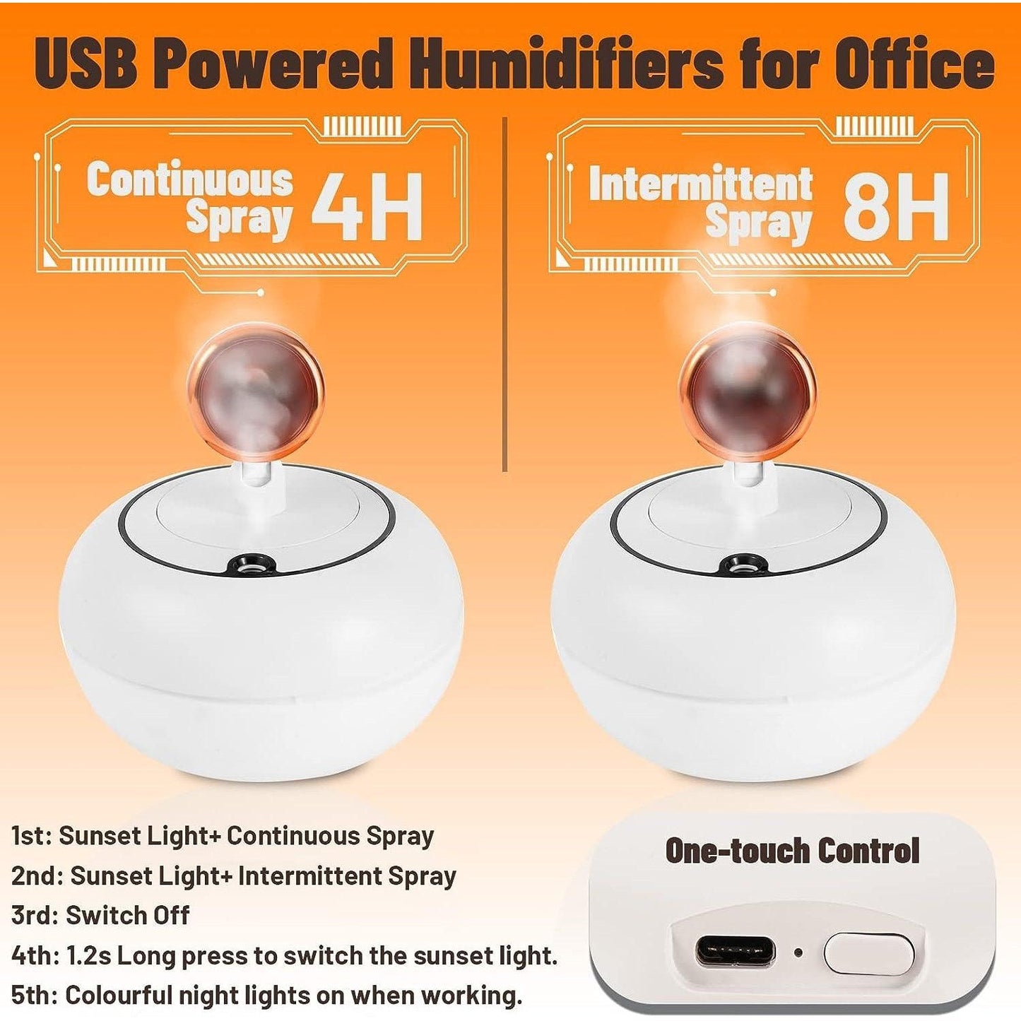 Sunset Lamp Humidifier