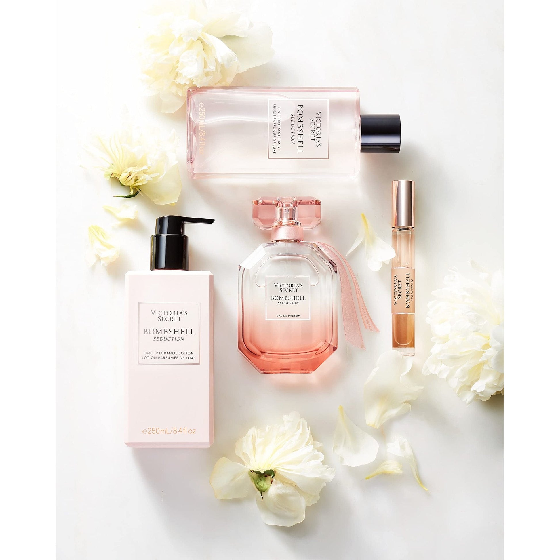 Victoria's Secret Bombshell Seduction Eau de Parfum, Notes of White Peony, Sage & Velvet Musk, Perfumes for Women (1.7 oz) - Medaid International