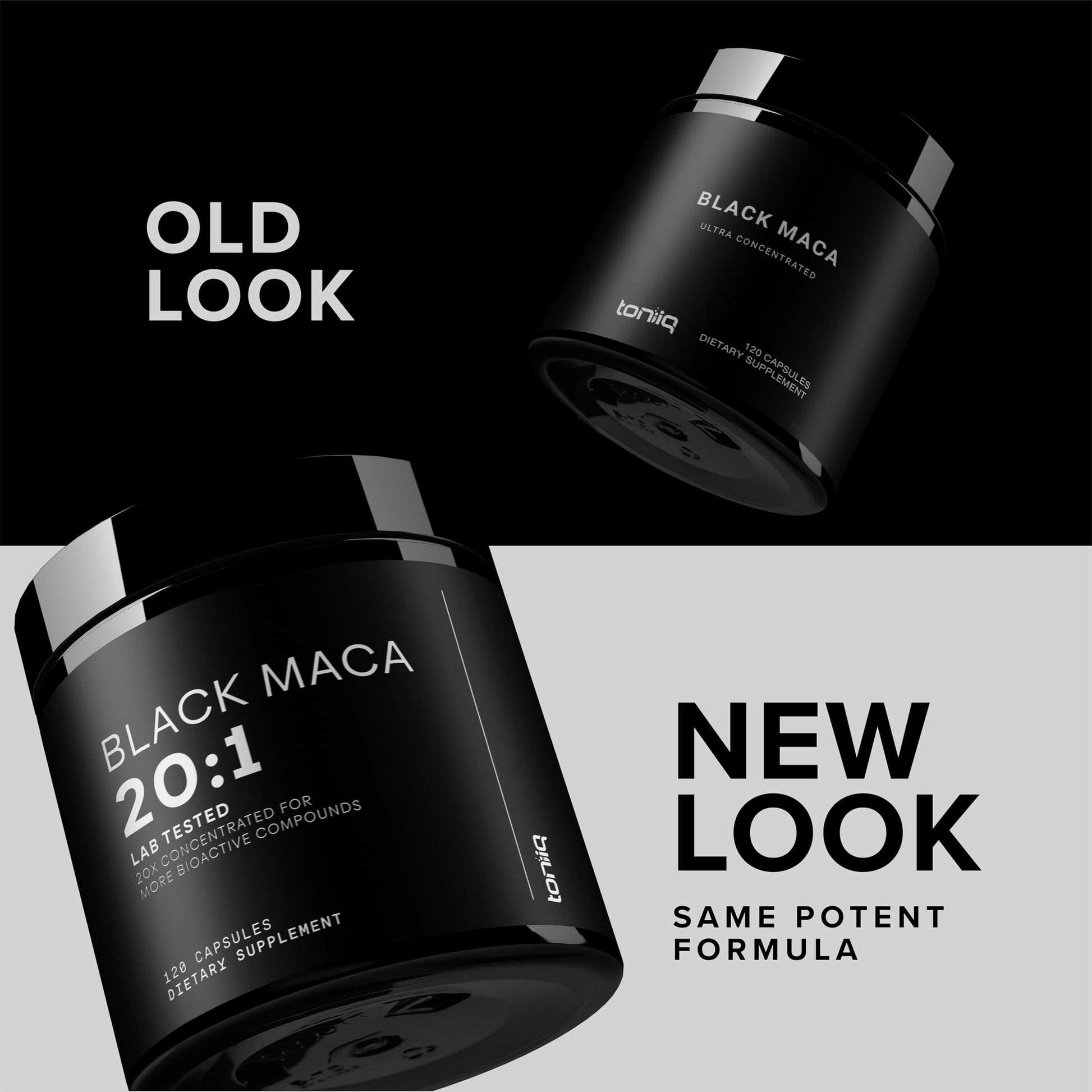 Black Maca Root - Ultra High Potency 20:1 Extract - Single Origin, Wildcrafted & Highly Concentrated - Third-Party Lab Tested - 120 Capsules - Medaid International
