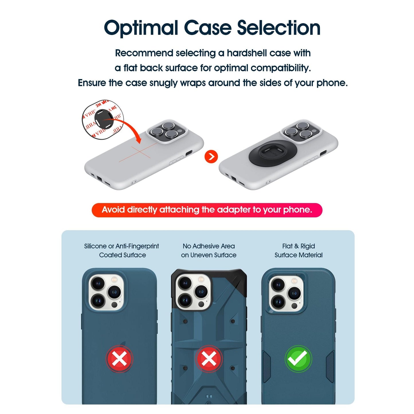 sincetop Bike/Motorcycle Phone Mount - Series Q [ Quad ] - Quick Lock & Release - Aluminum Bicycle Handlebar Phone Holder - Compatible with Mountain/Road/Electric Bikes, and Scooters - Medaid International