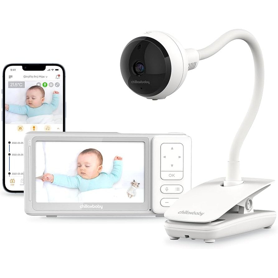 Chillax - Giraffe Pro Max - Clip Camera With 5" - Monitor
