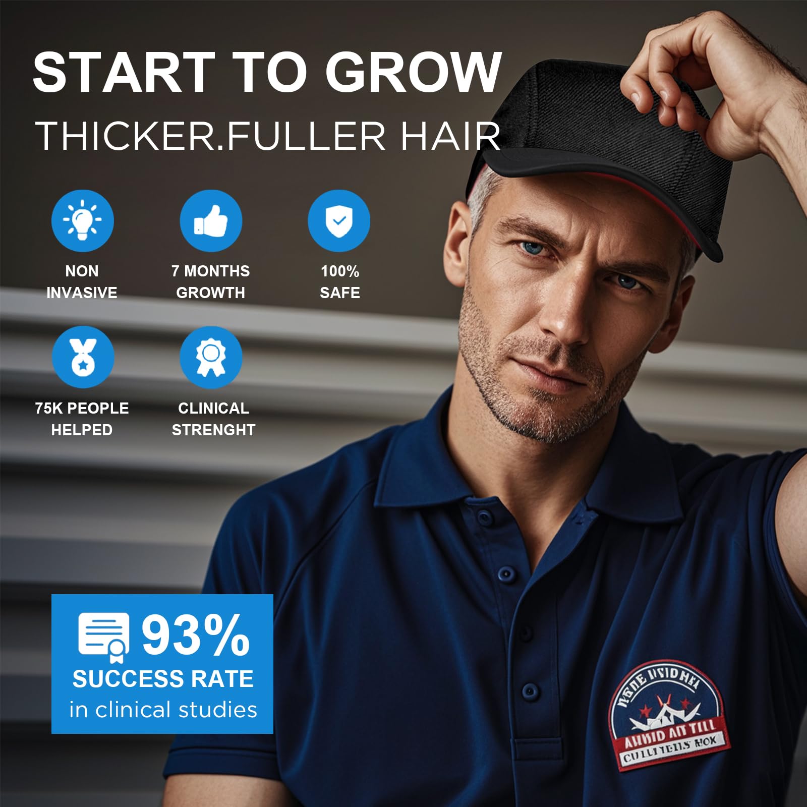 Tkcsoi Laser Hair Growth Cap，Laser Hair Growth Cap is Low Level Laser Therapy (LLLT) Devices That Promote Hair Growth in Women and Men - Medaid International