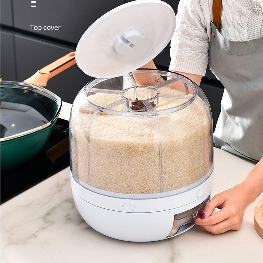 6-Grid Food Dispenser