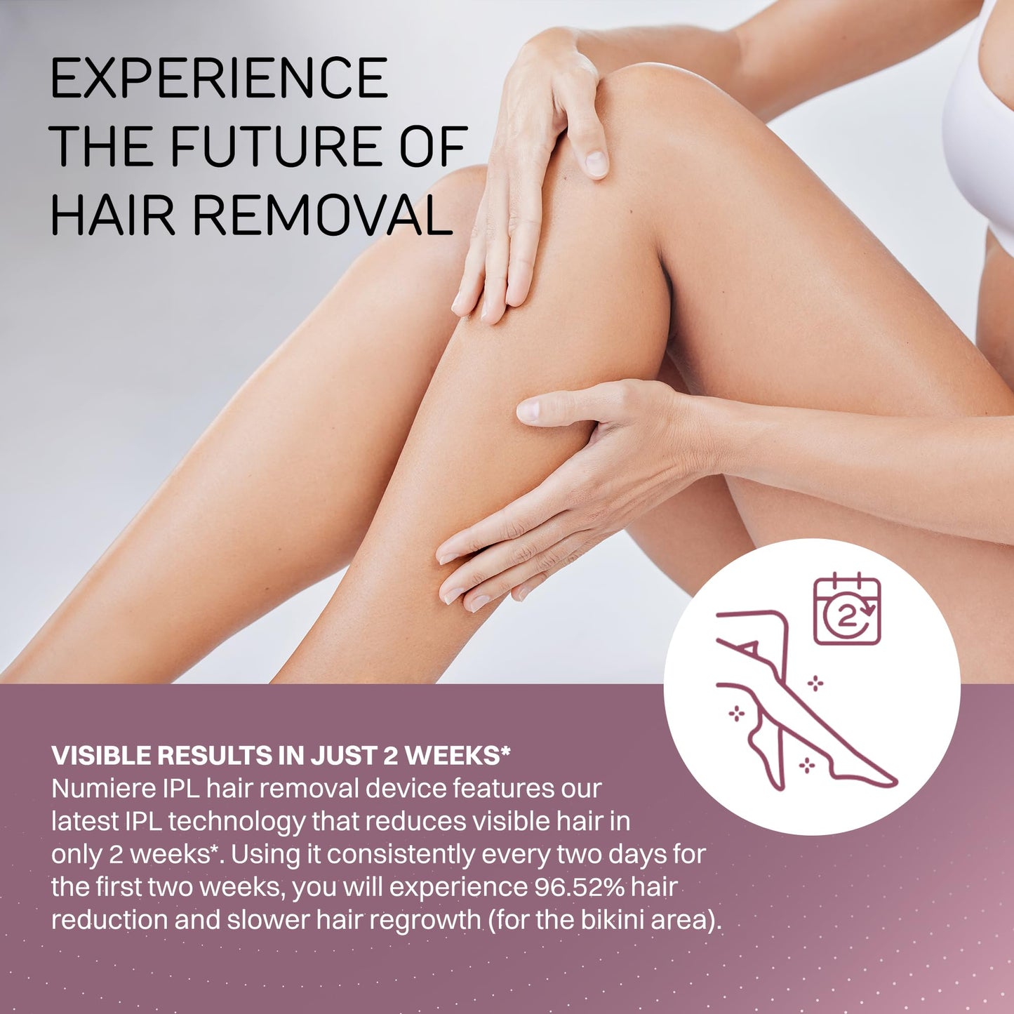Lumina NRG IPL Hair Removal Device for Women & Men – Laser Hair Remover Machine for Body, Legs & Armpits – Painless Handheld Shaver - Medaid International