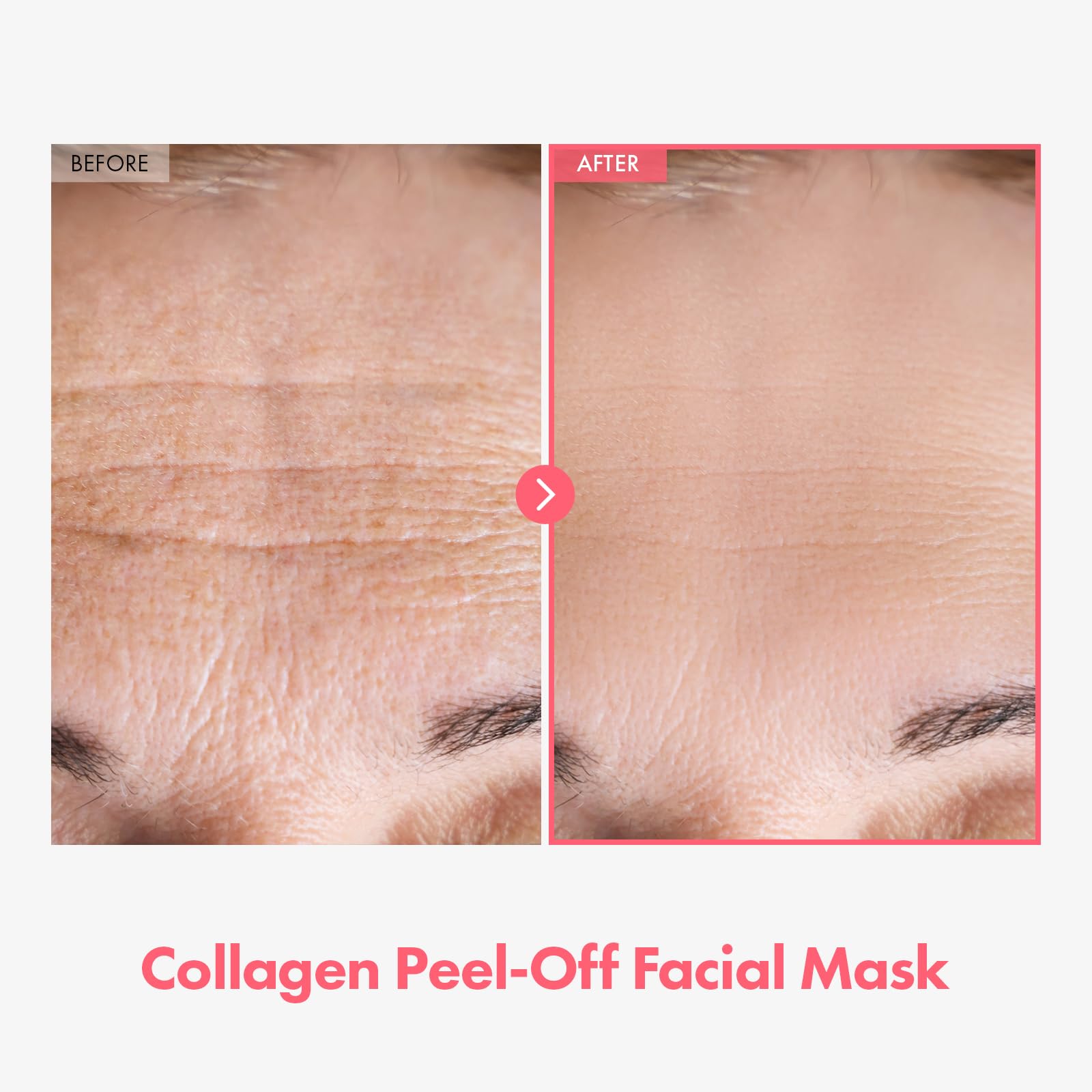 TOSOWOONG Real Collagen Fit, Hydrolyzed Collagen Wrapping Mask, Peel Off Facial Mask for elasticity, Hydrating, Glow, Glass Skin, Face Moisturizer, Self Care, Korean Skin Care, 50ml, 1.69 fl. oz. - Medaid International