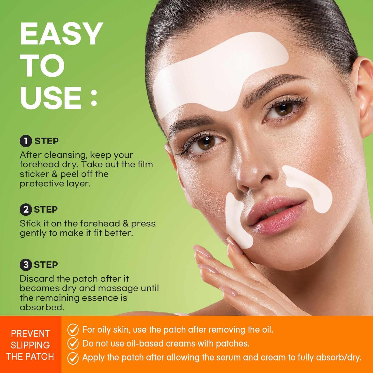 SILKDERMIS Forehead Wrinkle Patches 12Pcs with Smile Line Patches 24Pcs with Aloe, Collagen, Vitamin E, Forehead Wrinkles Treatment and Smile Lines Treatment - Medaid International