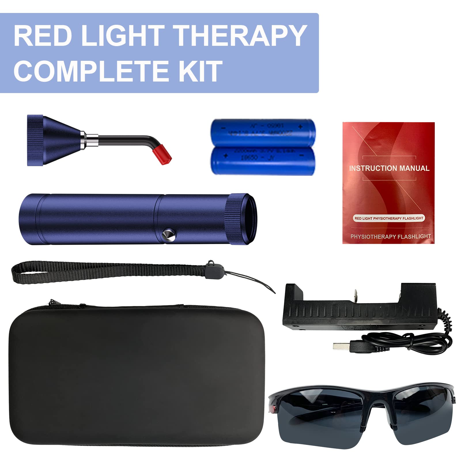 Tashi Red Light Therapy Device, Cold Sore Canker Sore Treatment Device, Infrared Light Therapy for Lips Mouth Nose Ear Knee Feet Hands Joint Muscle Nerve Pain Relief with Removable Tip - Medaid International