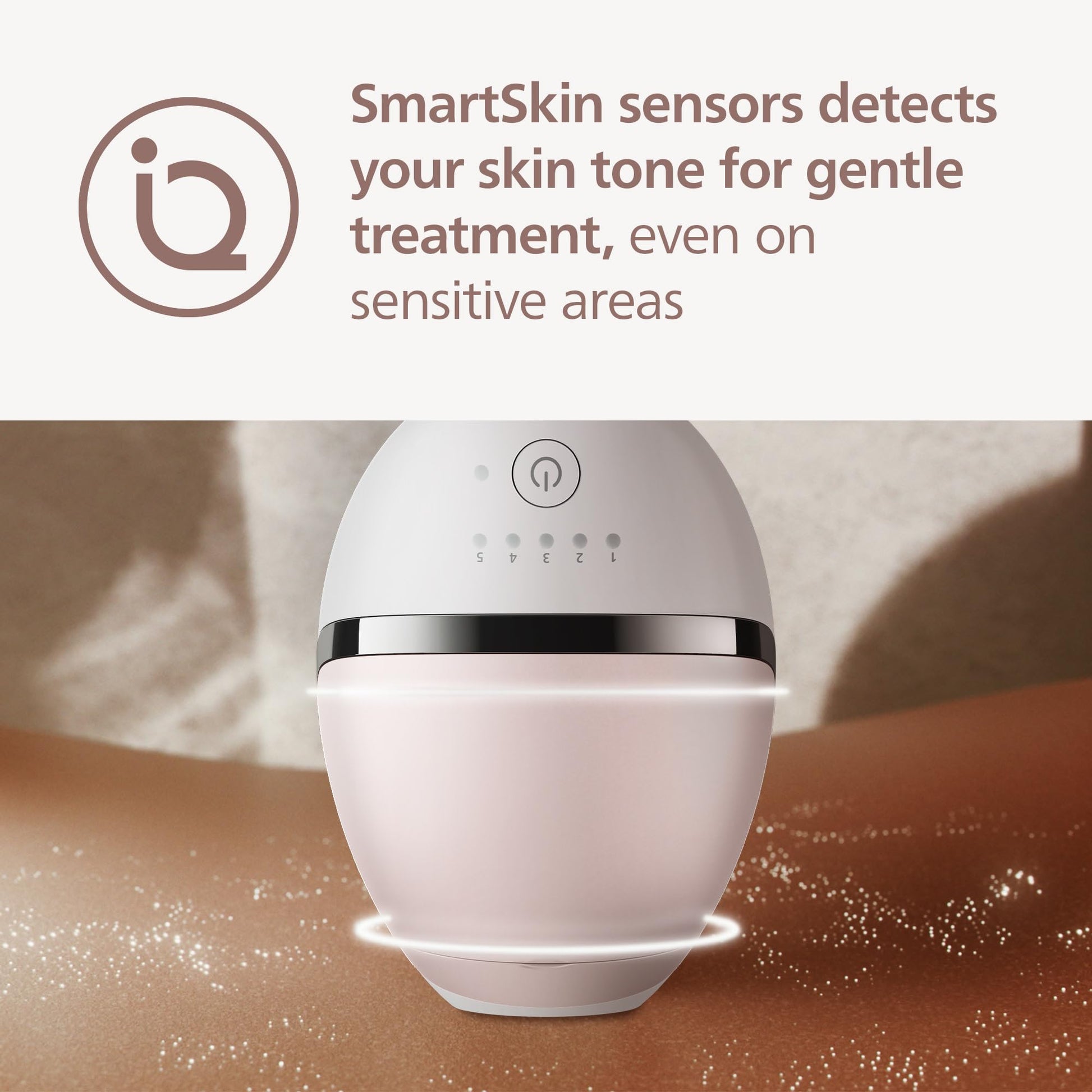Philips Lumea 8000 Series IPL Hair Removal Device - Permanent Visible Hair Reduction Done at Home, SenseIQ Technology, 2 Attachments for Body & Face, for Women & Men, BRI932/03 - Medaid International