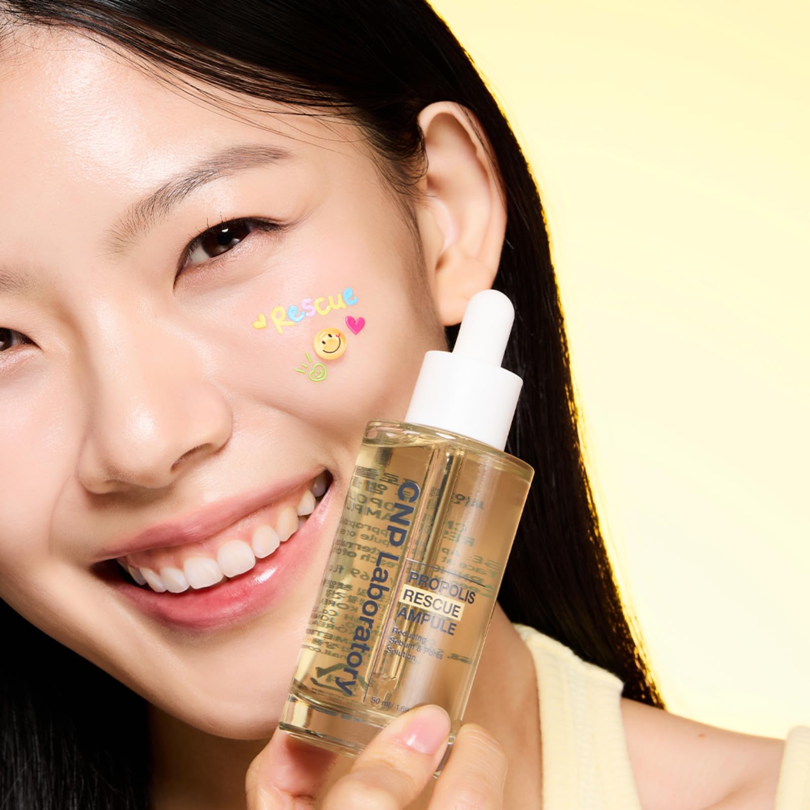CNP Rescue+Propolis Serum - Redness Relief Serum with Niacinamide & IP-BHA, Soothing, Hydrating, Minimizing Pores, for Oily & Sensitive Skin, Lightweight Essence for Glass Skin, Korean Skin Care - Medaid International