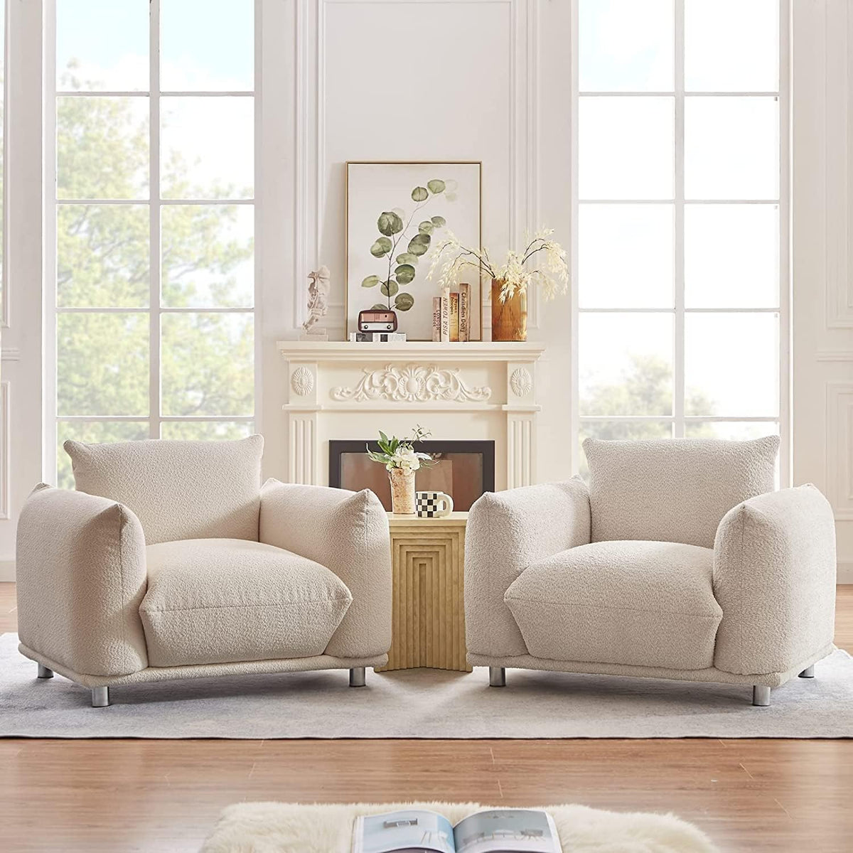 Lambswool Fabric Sofa