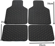 4pcs Leather Car Floor Mats