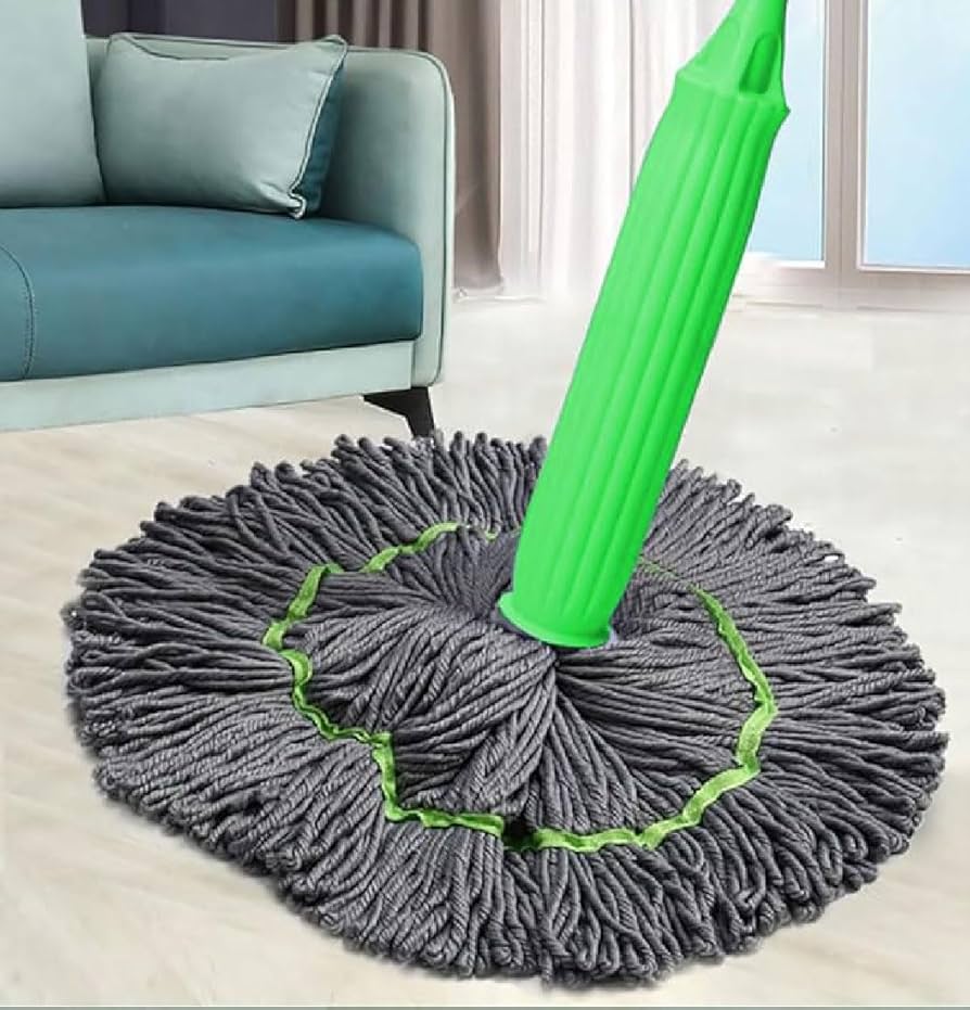 2 in-1 Self-Twisting Water Rotating Mop ممسحة دوارة بالماء 2 في 1