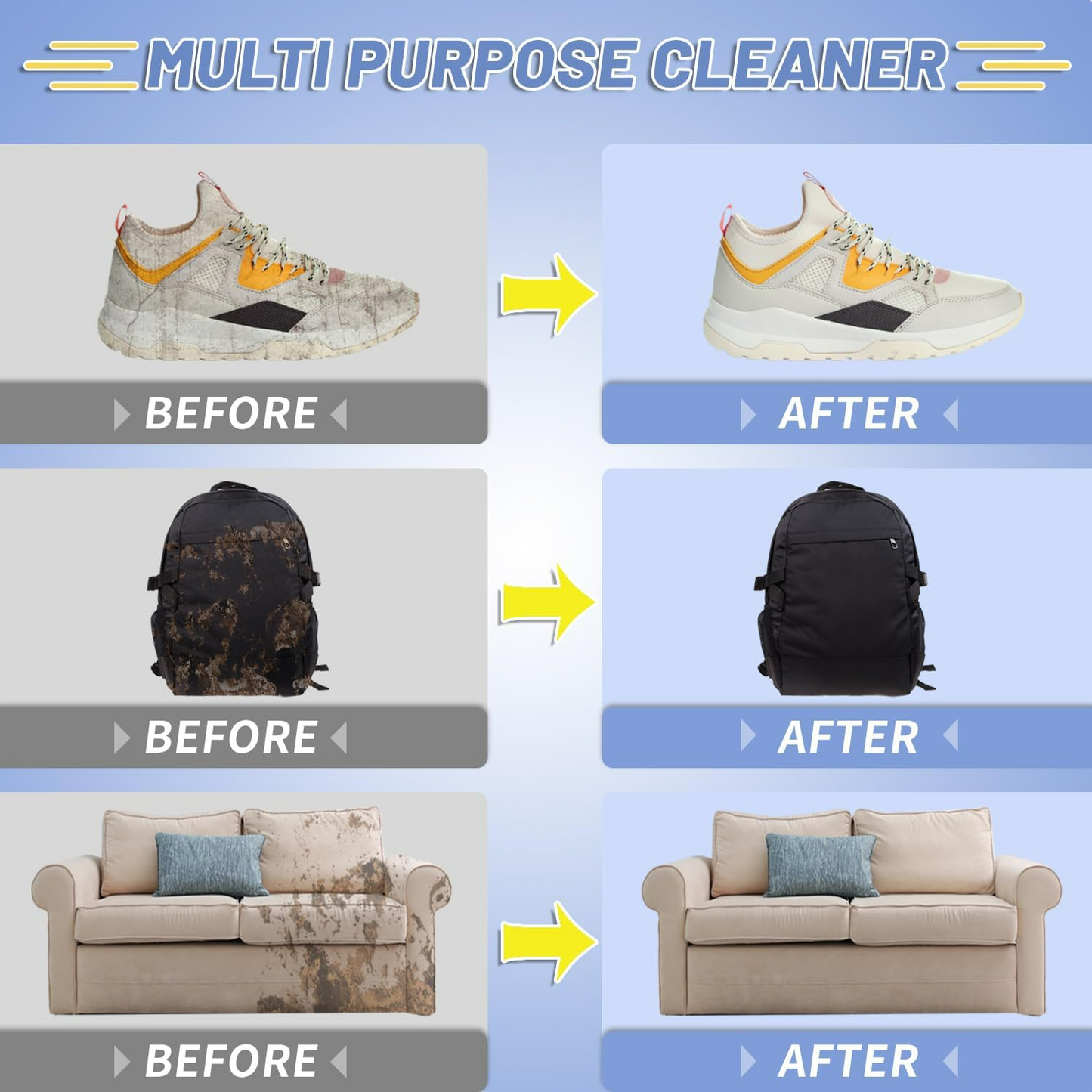 Multipurpose Cleaning Cream White Shoe Cleaner Whitener All Purpose Surface Cleaner - Medaid International