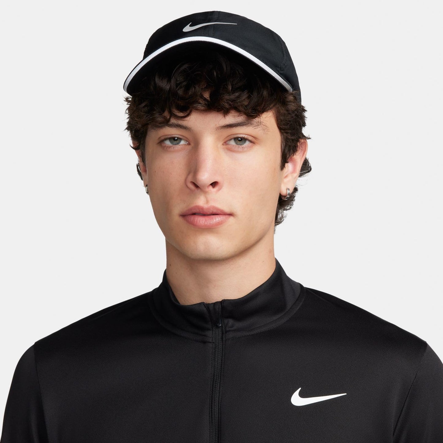 Nike Men's Pacer Dri-Fit 1/2-Zip Running Top, Black/Reflective Silver - Medaid International