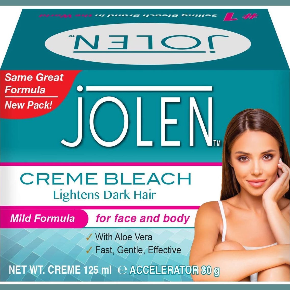 Jolen - Cream Bleach Mild Formula 125ml - Medaid International