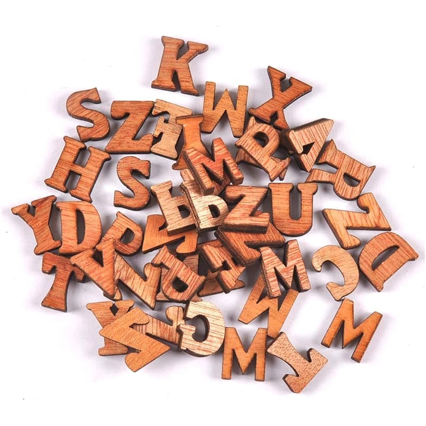 Wood Random Mix English Alphabet Decorative Letters