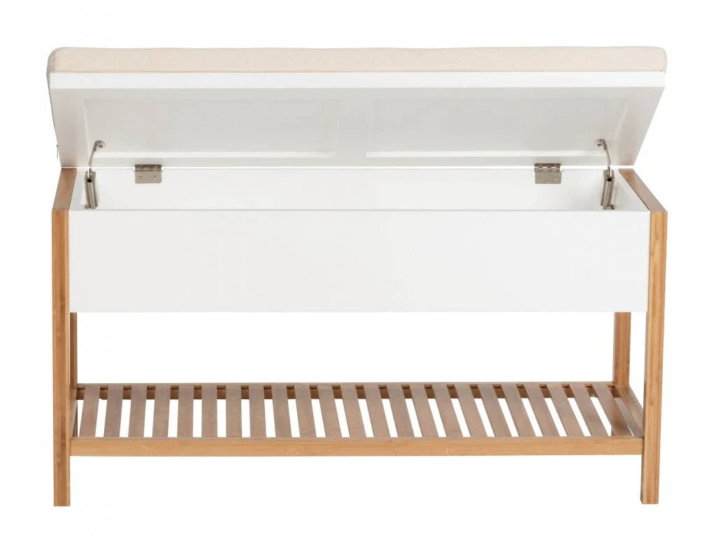 Shoe bench with storage compartment Mod. Finja by Wenko