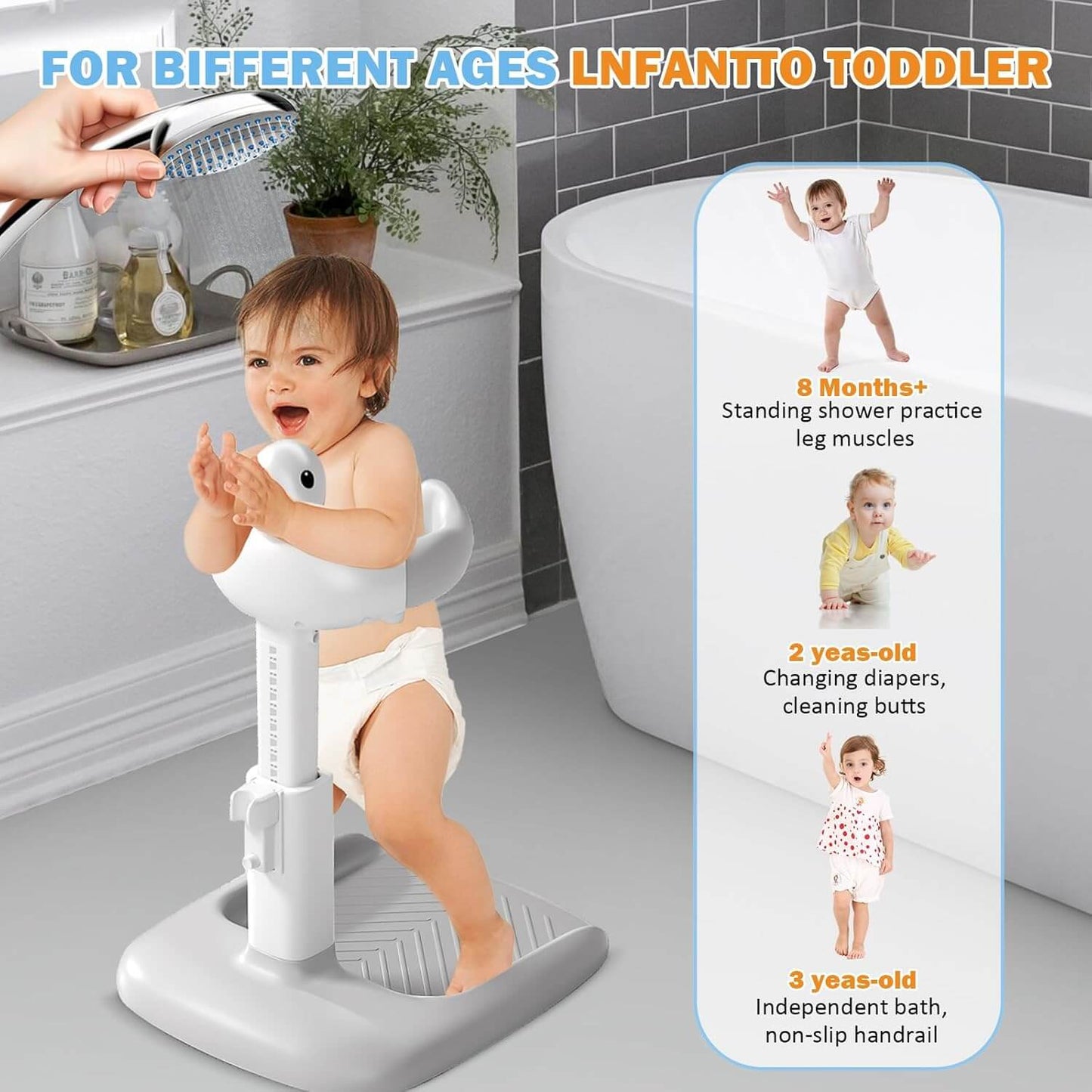 Baby Bath Stand (Stool included)