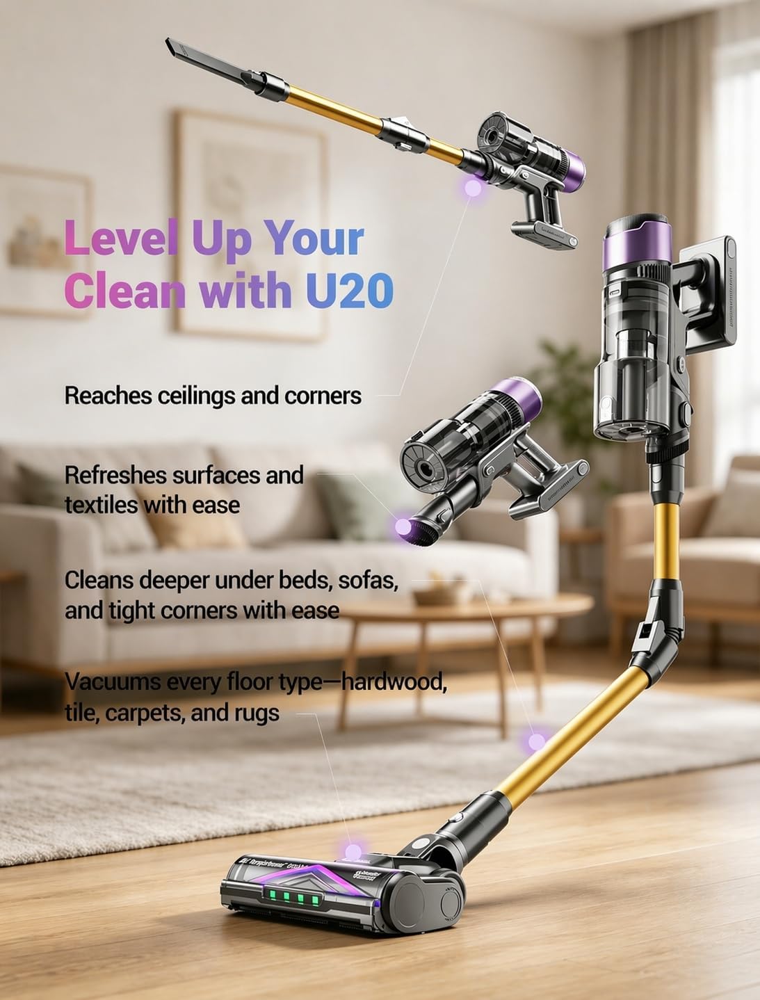 Ultenic Cordless Vacuum Cleaner