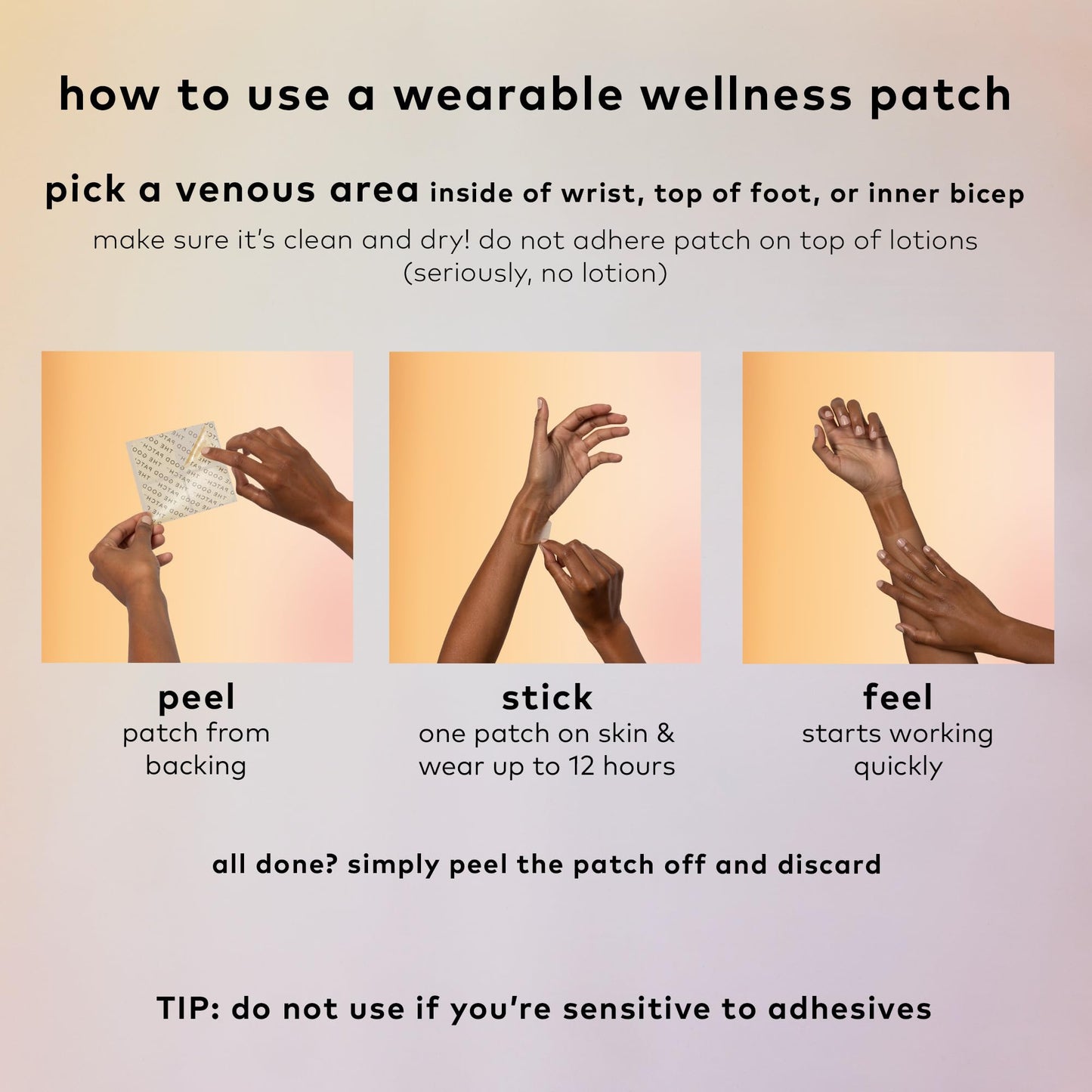 The Good Patch Desire Sexual Wellness Patches, Get in the Mood, Natural with Vitamin B6, Reishi, Black Maca, Plant Powered Wearable Wellness, Botanical and Vitamin (8 Total Patches) - Medaid International