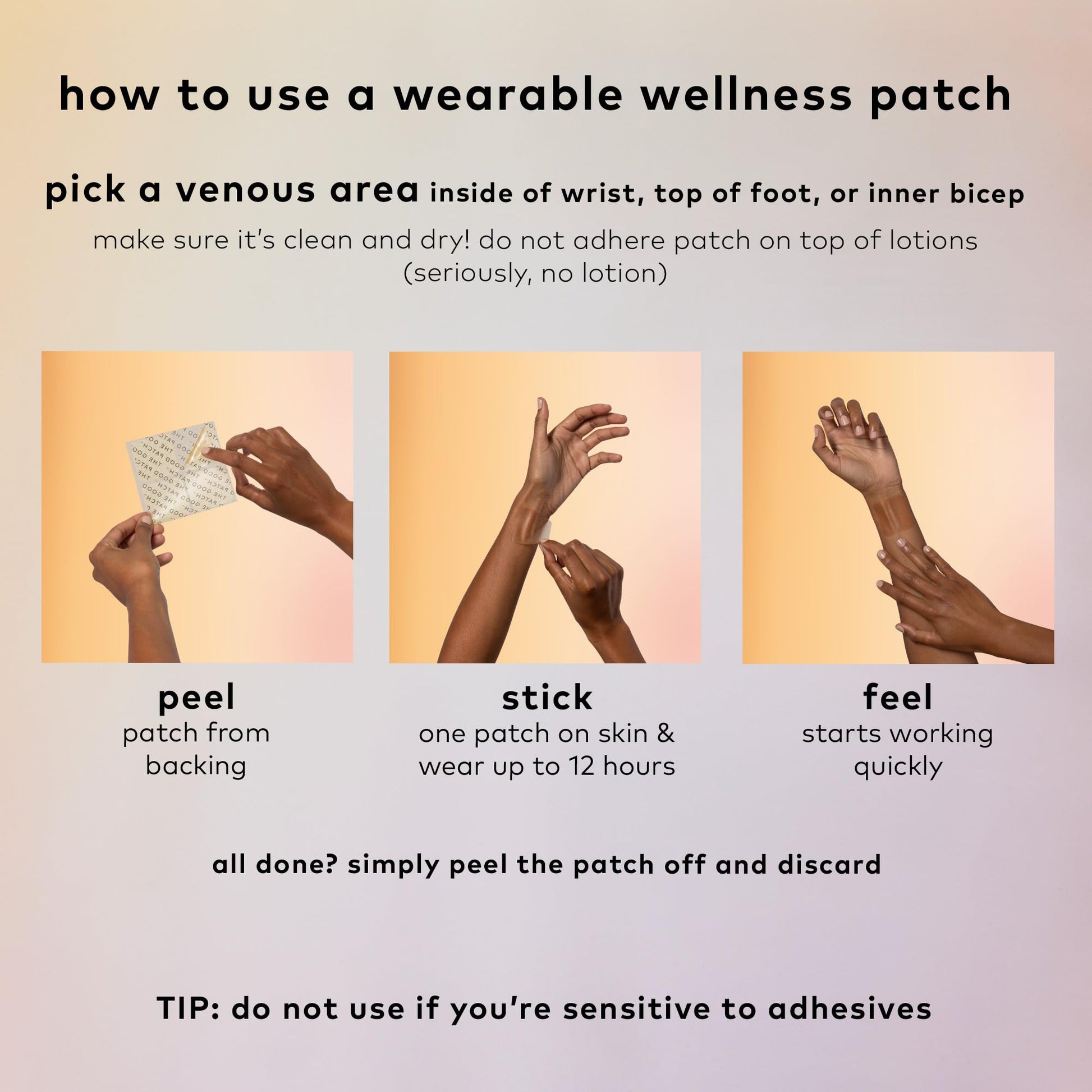 The Good Patch Desire Sexual Wellness Patches, Get in the Mood, Natural with Vitamin B6, Reishi, Black Maca, Plant Powered Wearable Wellness, Botanical and Vitamin (8 Total Patches) - Medaid International