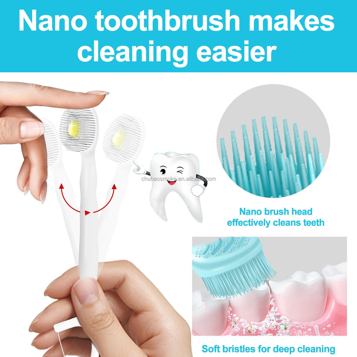 KASTWAVE 26 Pcs 5-in-1 Travel Toothbrush Set, Complete Oral Care All in One Toothbrush, Include Toothpaste, Tongue Cleaner, Dental Floss and Picks, for Travel, Individually Wrapped (Mint Flavor)