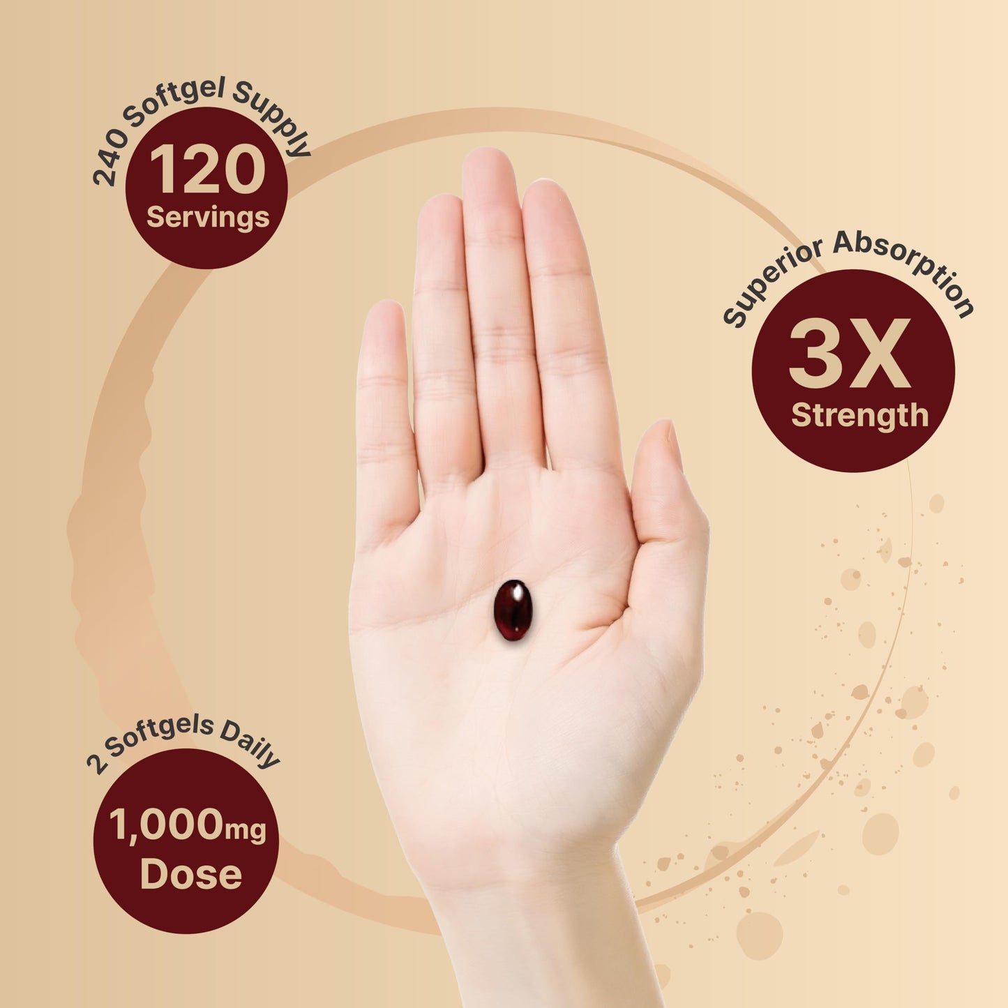 NatureBell Antarctic Krill Oil 1000mg Supplement, 240 Softgels, Natural Source of Omega-3s, EPA, DHA and Astaxanthin - No Aftertaste - Support Heart Health, Mercury Free & Non-GMO - Medaid International