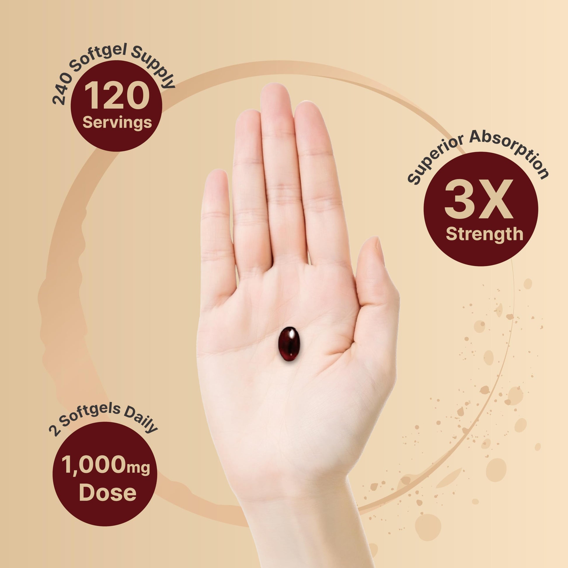 NatureBell Antarctic Krill Oil 1000mg Supplement, 240 Softgels, Natural Source of Omega-3s, EPA, DHA and Astaxanthin - No Aftertaste - Support Heart Health, Mercury Free & Non-GMO - Medaid International