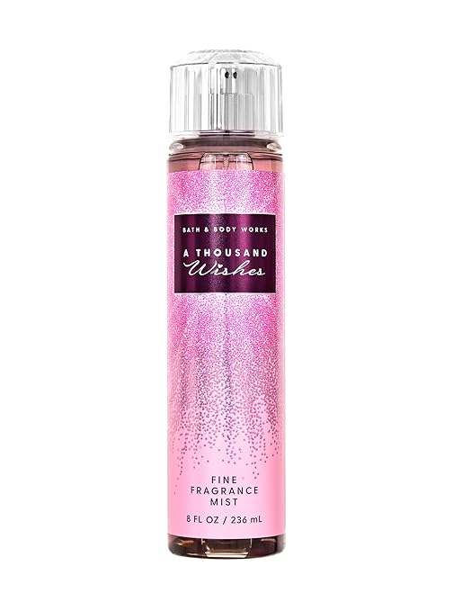Bath and Body A Thousand Wishes Gift Set for Her in Luxury Gift Box -- Full Size Boxed Gift Set of Fine Fragrance Mist (8 oz), Shower Gel Body Wash (10 oz), and Moisturizing Body Lotion (8 oz)