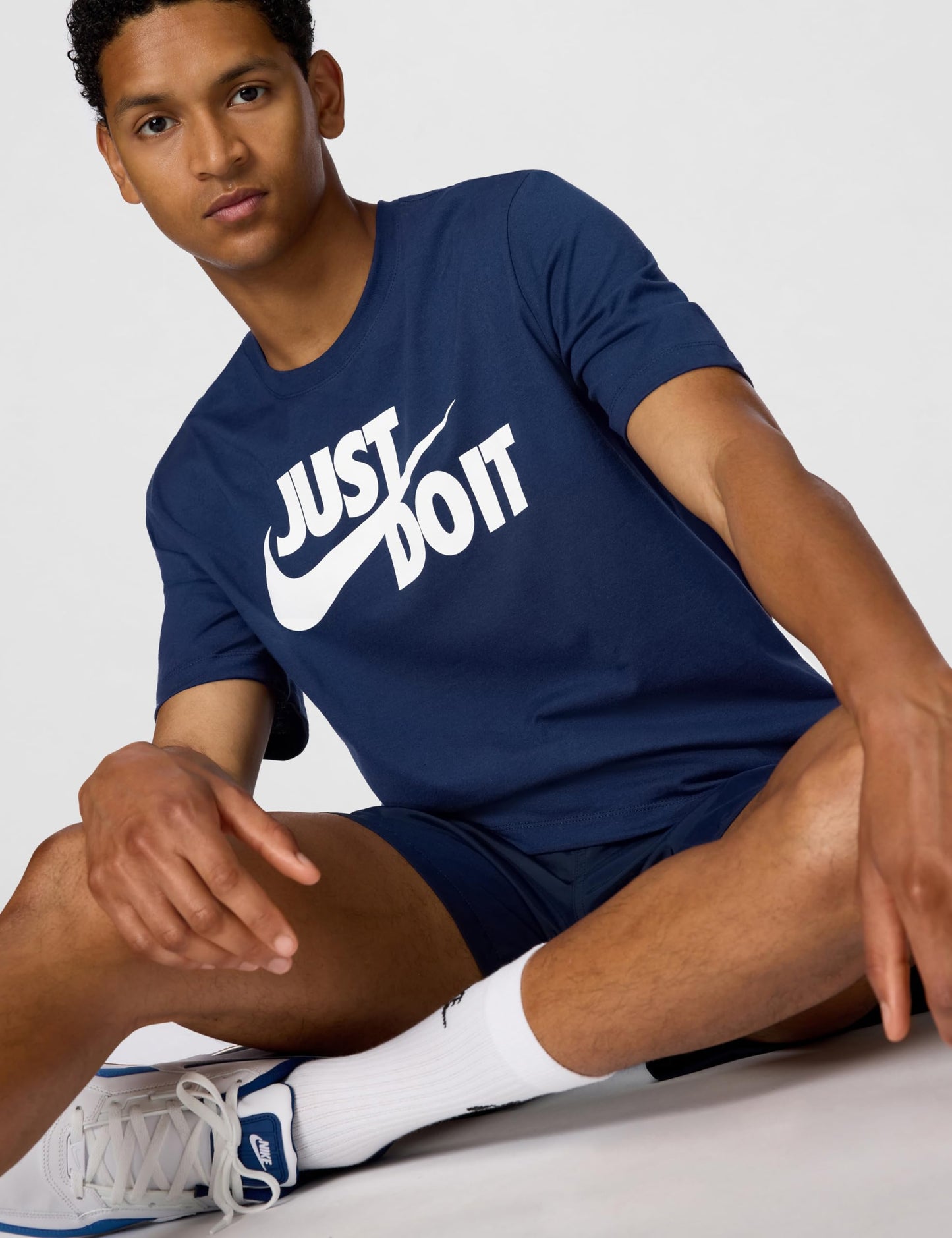 Nike Men's Sportswear JDI T-Shirt, Midnight Navy/White, X-Large - Medaid International
