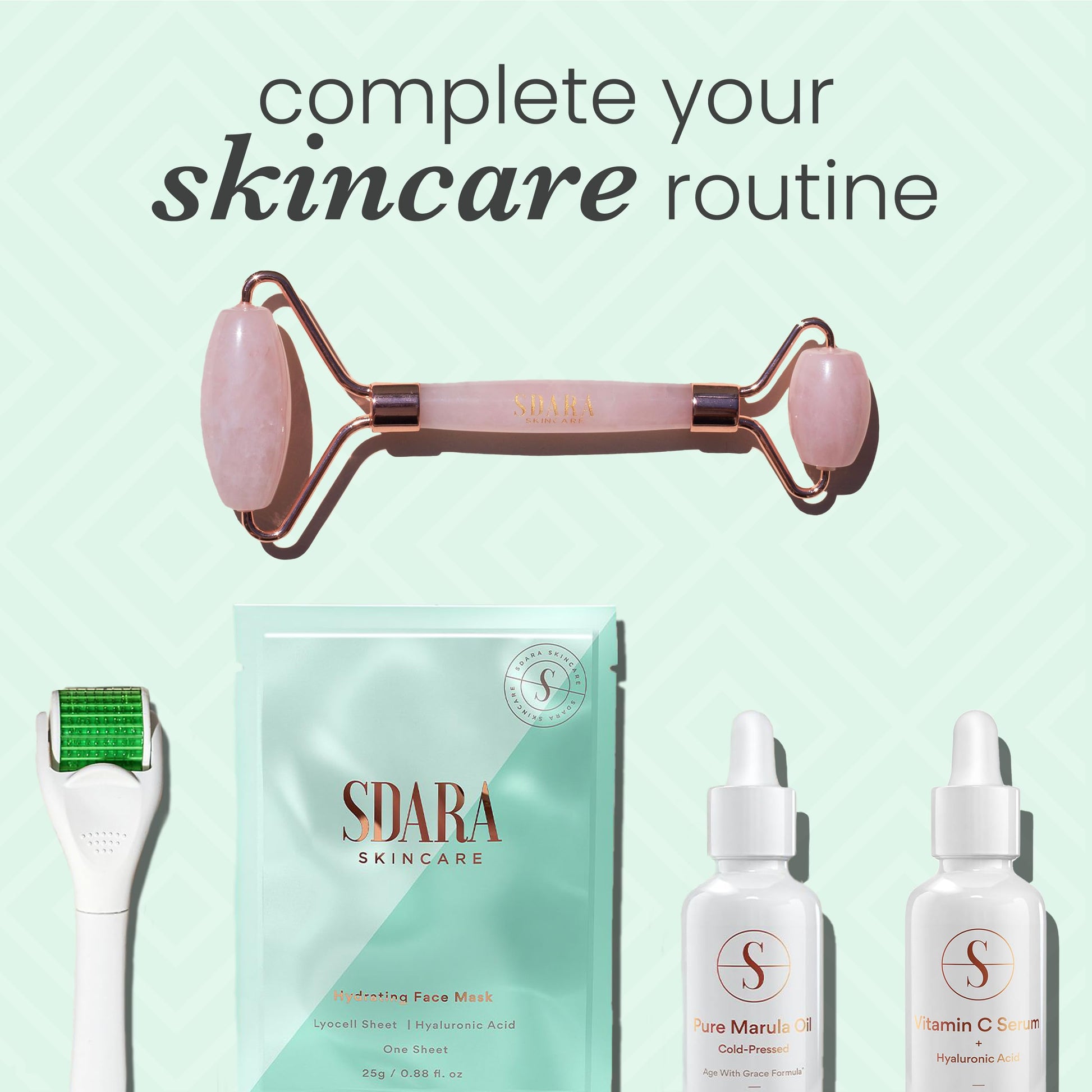 Sdara Skincare Derma Roller Microneedling Roller for Face - Includes Free Storage Case (Pack of 1) Unisex - Medaid International