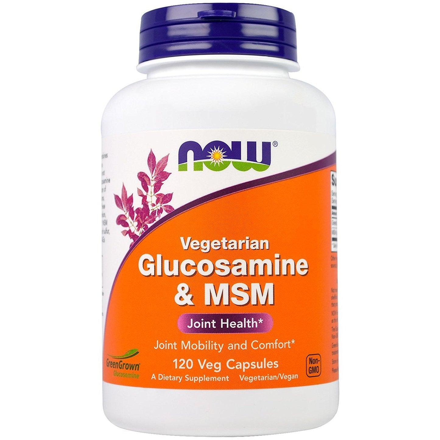Now Foods, Glucosamine Hydrochloridevegetarian 500mg, 120 Veggie Capsules - Medaid International