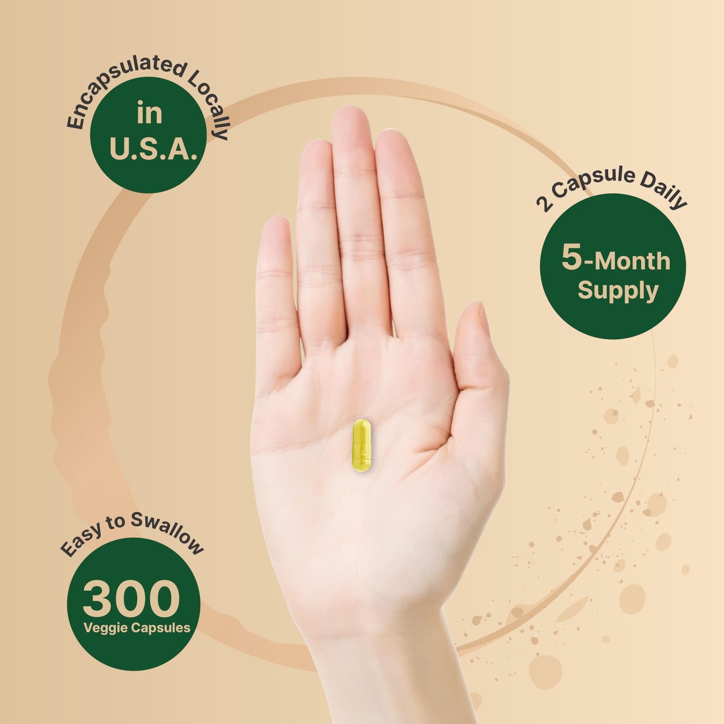 NatureBell Berberine Supplement 500mg | 300 Veggie Capsules, 97% Pure Berberine HCL – 5:1 Root Extract – Plant Based, Vegan, Non-GMO - Medaid International
