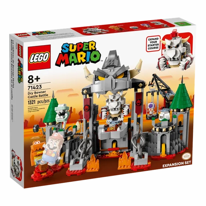 Lego Dry Bowser Castle Battle Expansion Set (71423)