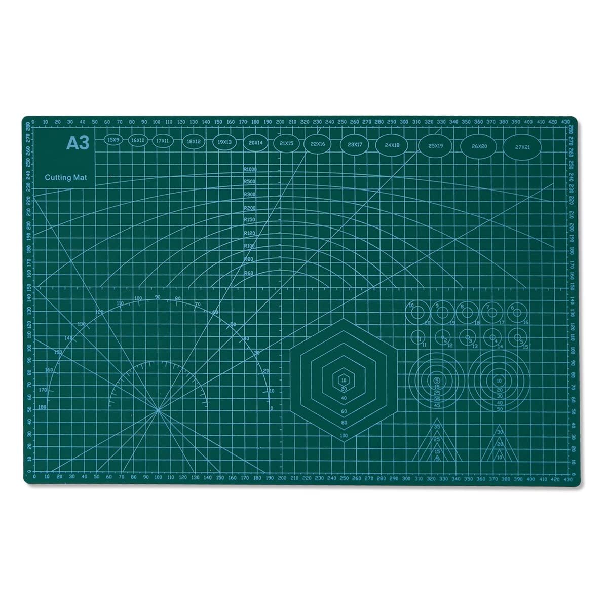 TERRIFI Cutting Mat Craft Mat, Self-Healing Craft Cutting Mat, Accurate Guide Grid Lines Design for Cutting Fabric, for Arts and Crafts, Sewing, Quilting and Scrapbooking Projects