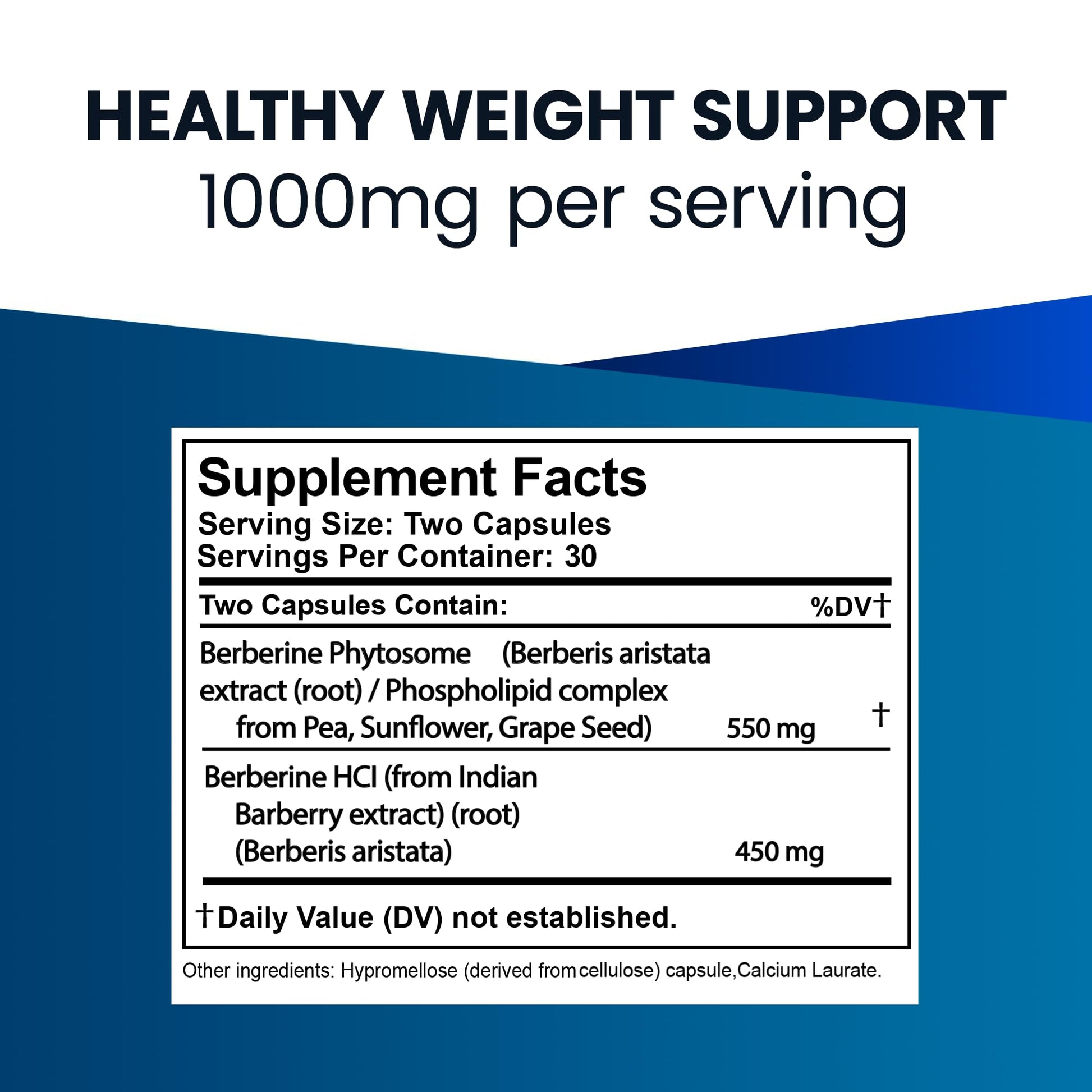 Ultimate Berberine Phytosome for Metabolic Health, Appetite Control & Gut Health - 9.6X Absorption with Dual Action Formula - Immunity & Cholesterol Support - 1000mg Clinical Dose - Third Party Tested - Medaid International