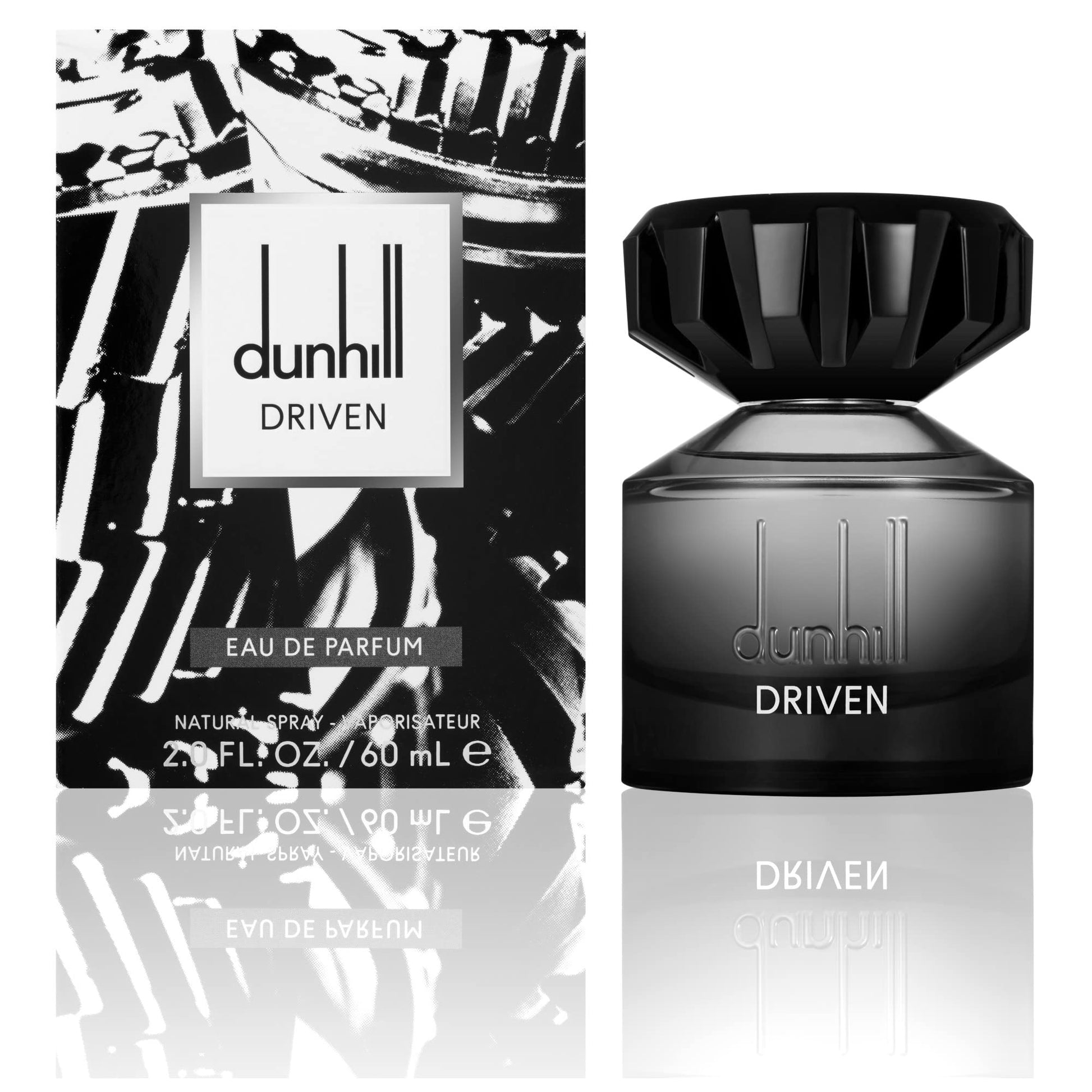 Dunhill Driven Black Eau de Parfum Cologne Spray For Men, 2.0 Fl. Oz - Medaid International