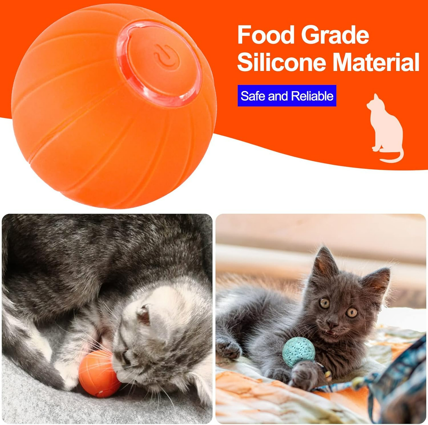 Small Bouncing Ball For Pets Gadget Play - Medaid International
