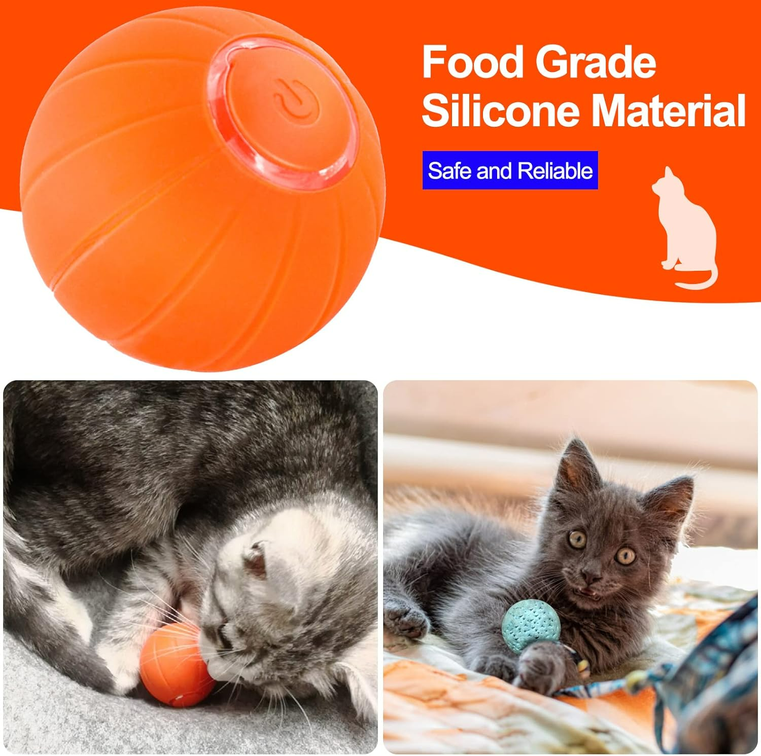 Small Bouncing Ball For Pets Gadget Play - Medaid International
